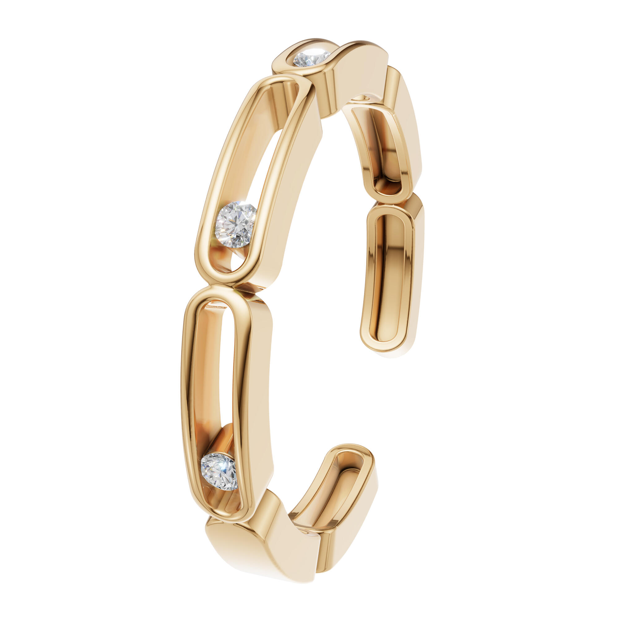 خاتم - ذهبي ابيض - 0 image 0