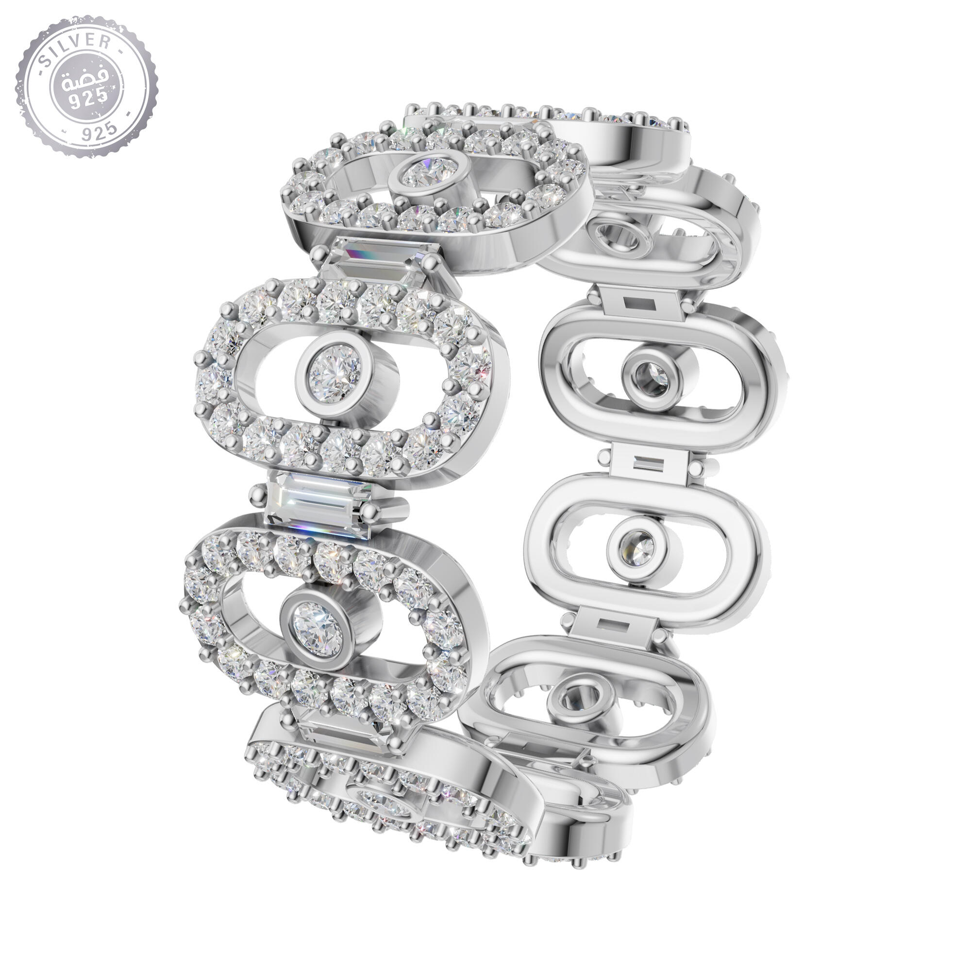 دبله - فضي ابيض - 8 image 0