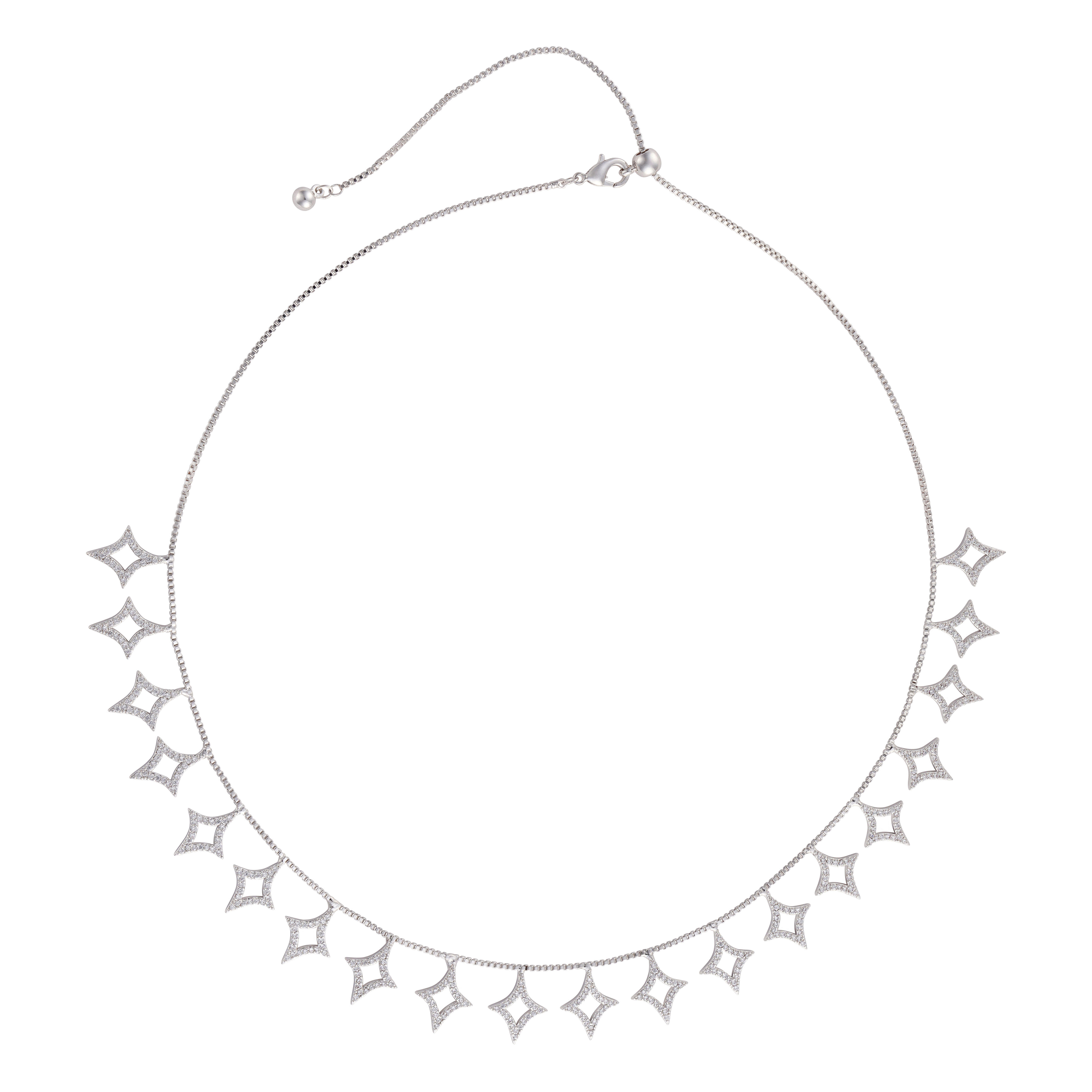 عقد تشوكر - فضي ابيض - 0 image 0