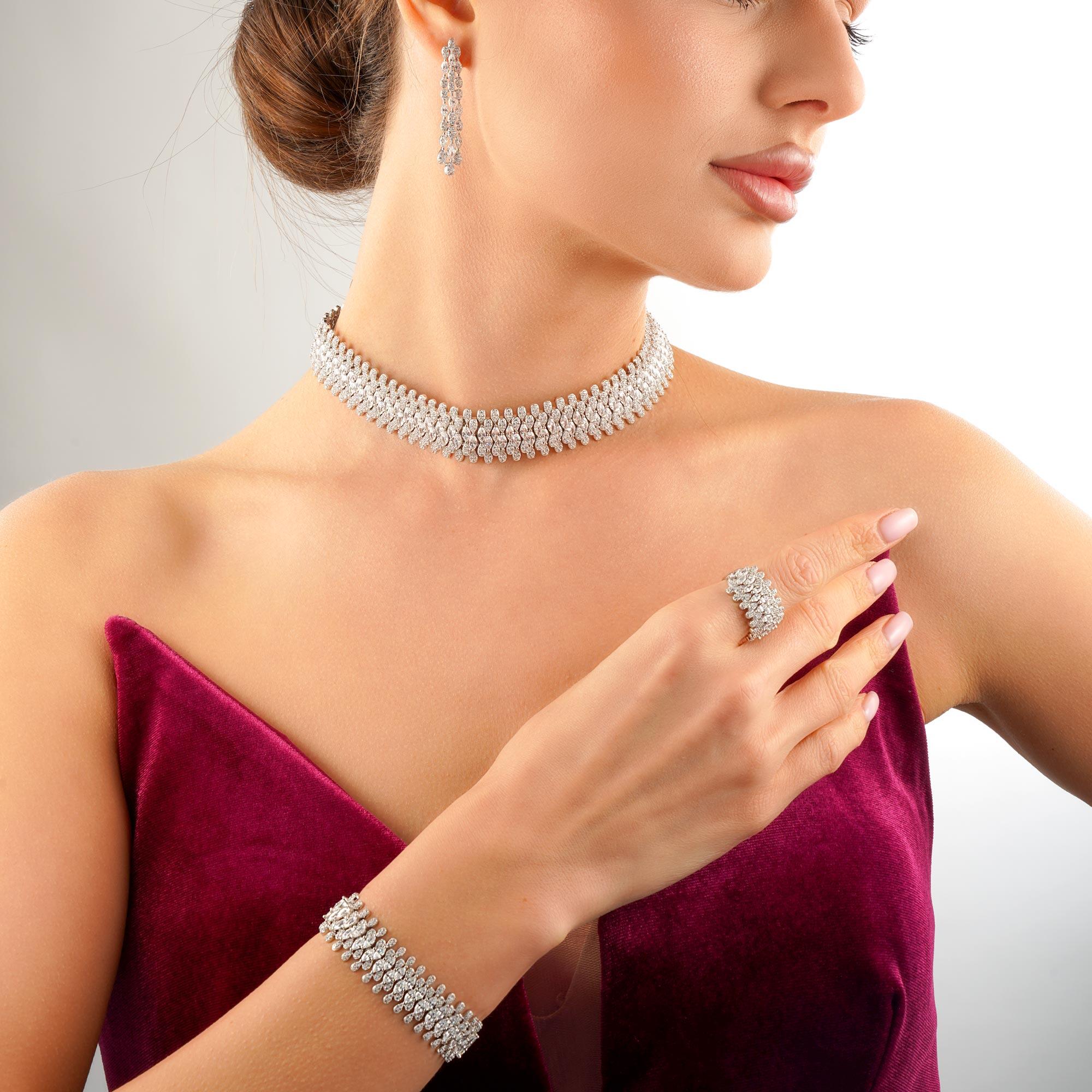 طـــقم - فضي ابيض - 0 image 0