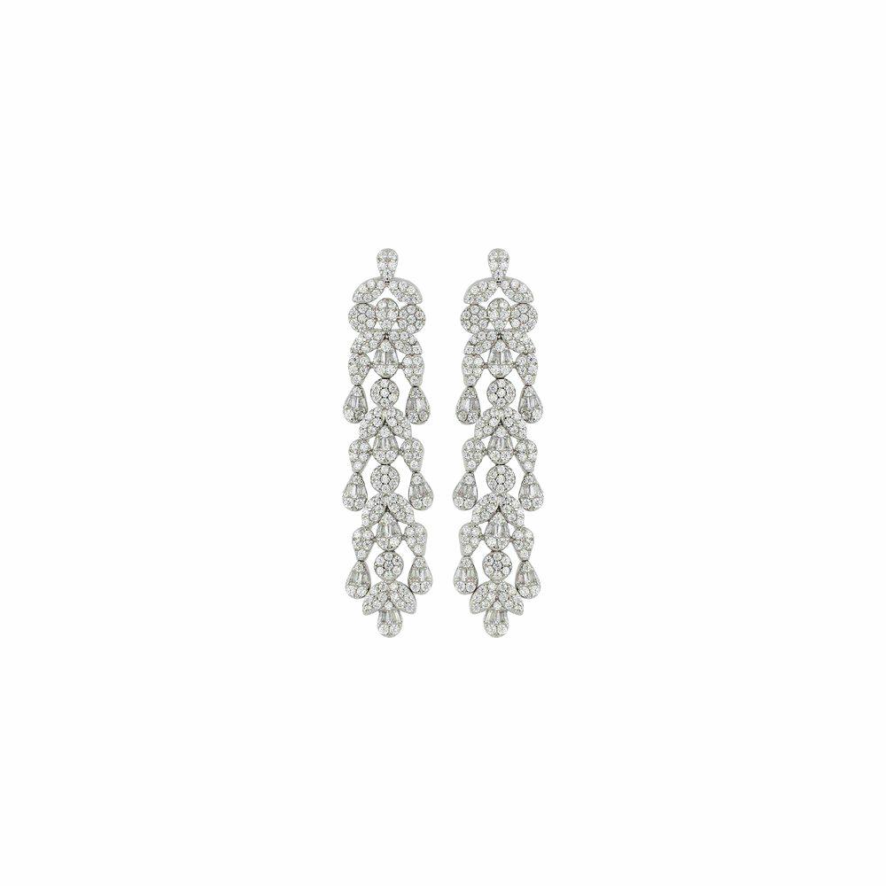 Sterling Silver Earrings - SLR227-E image 0