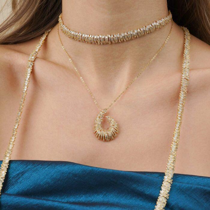 Alvira Radiant Pendant Necklace image 1