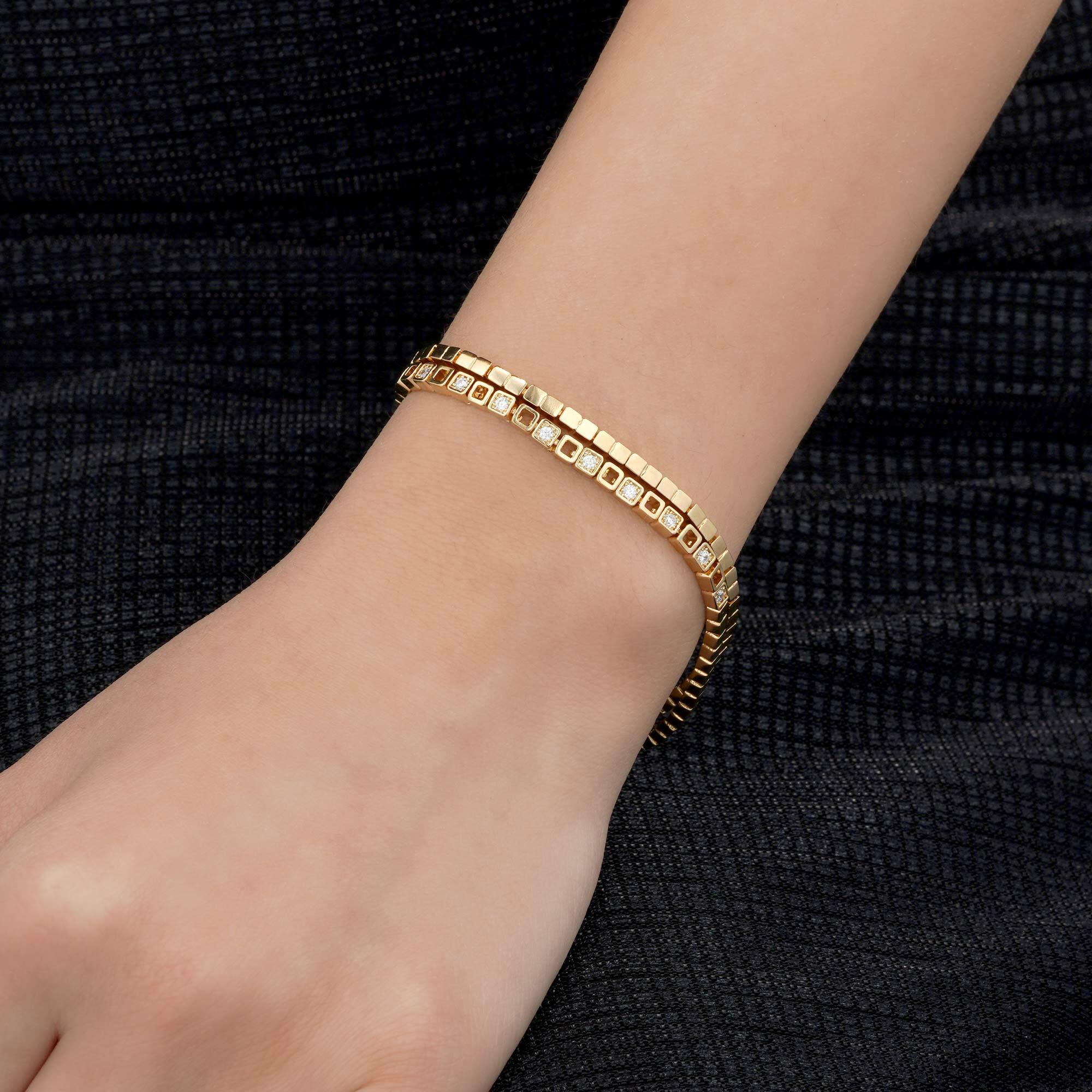 Gold Toned Tennis Bracelet  image 0
