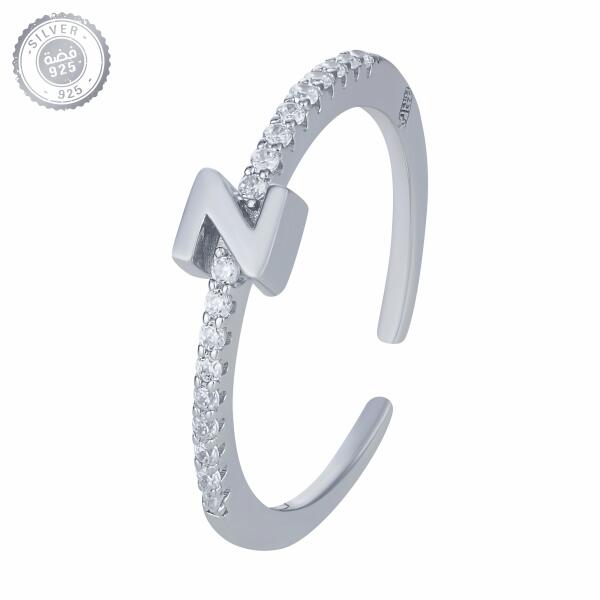 Ring - Silver White - Z image 0