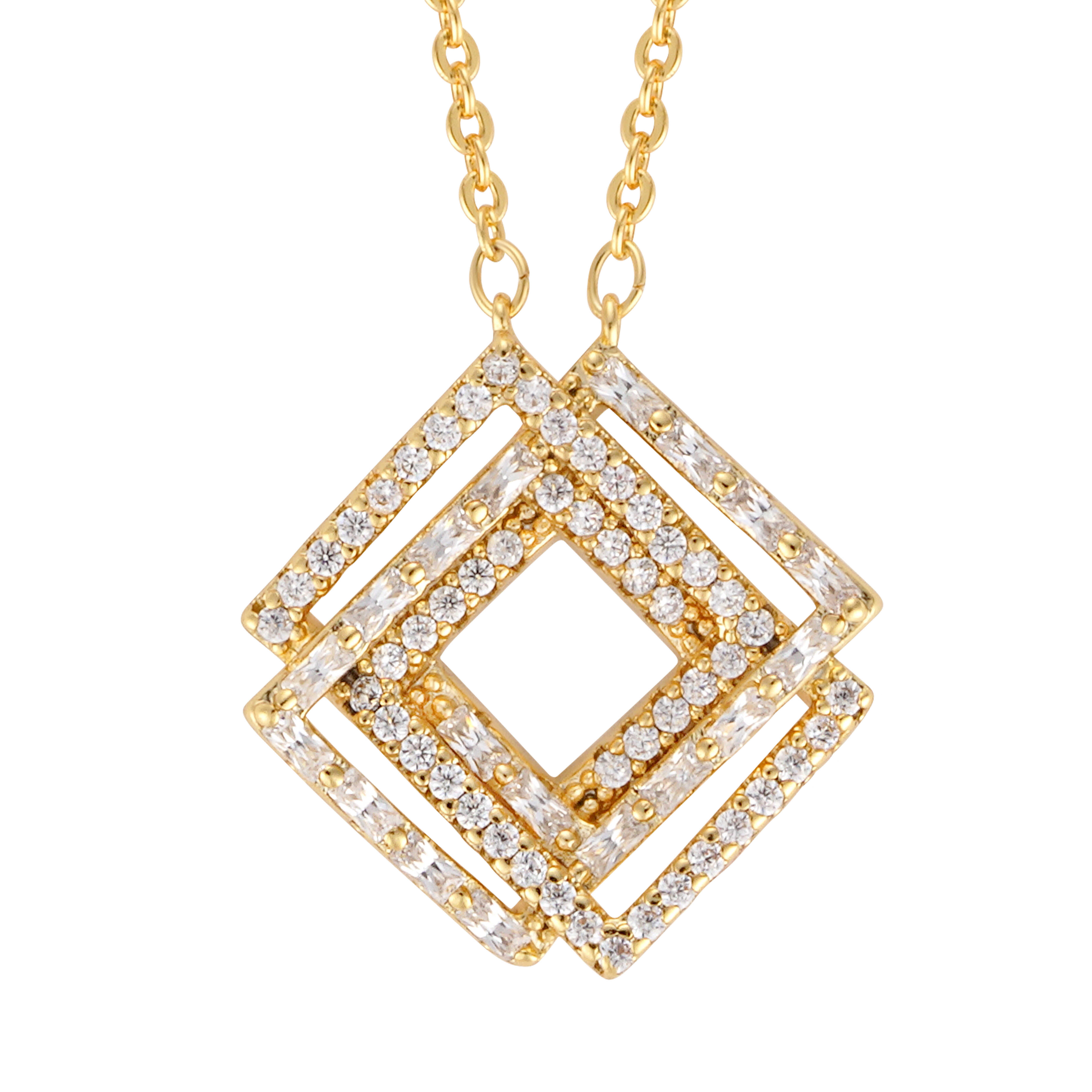 عقد - ذهبي ابيض - 0 image 1