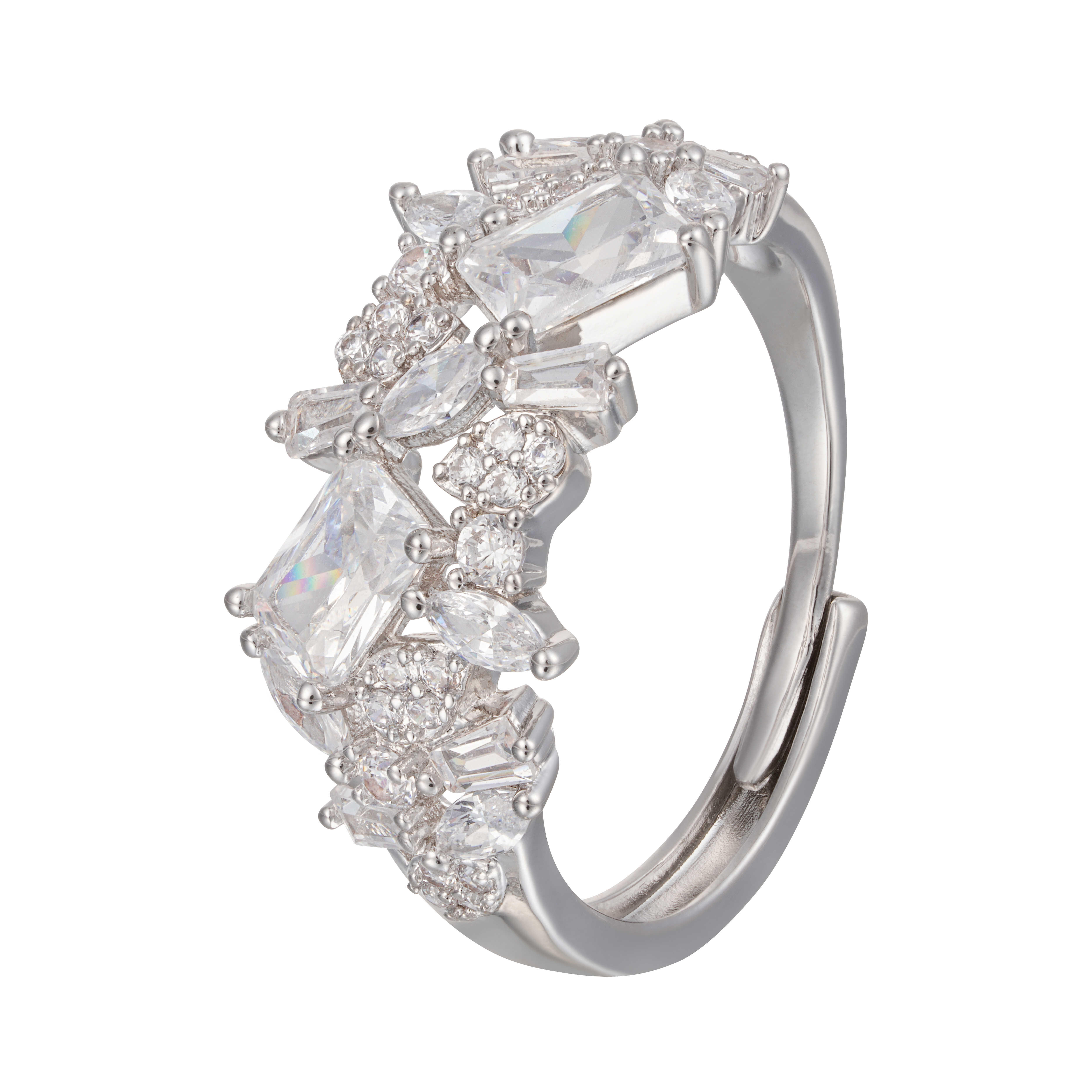 خاتم - فضي ابيض - 0 image 0