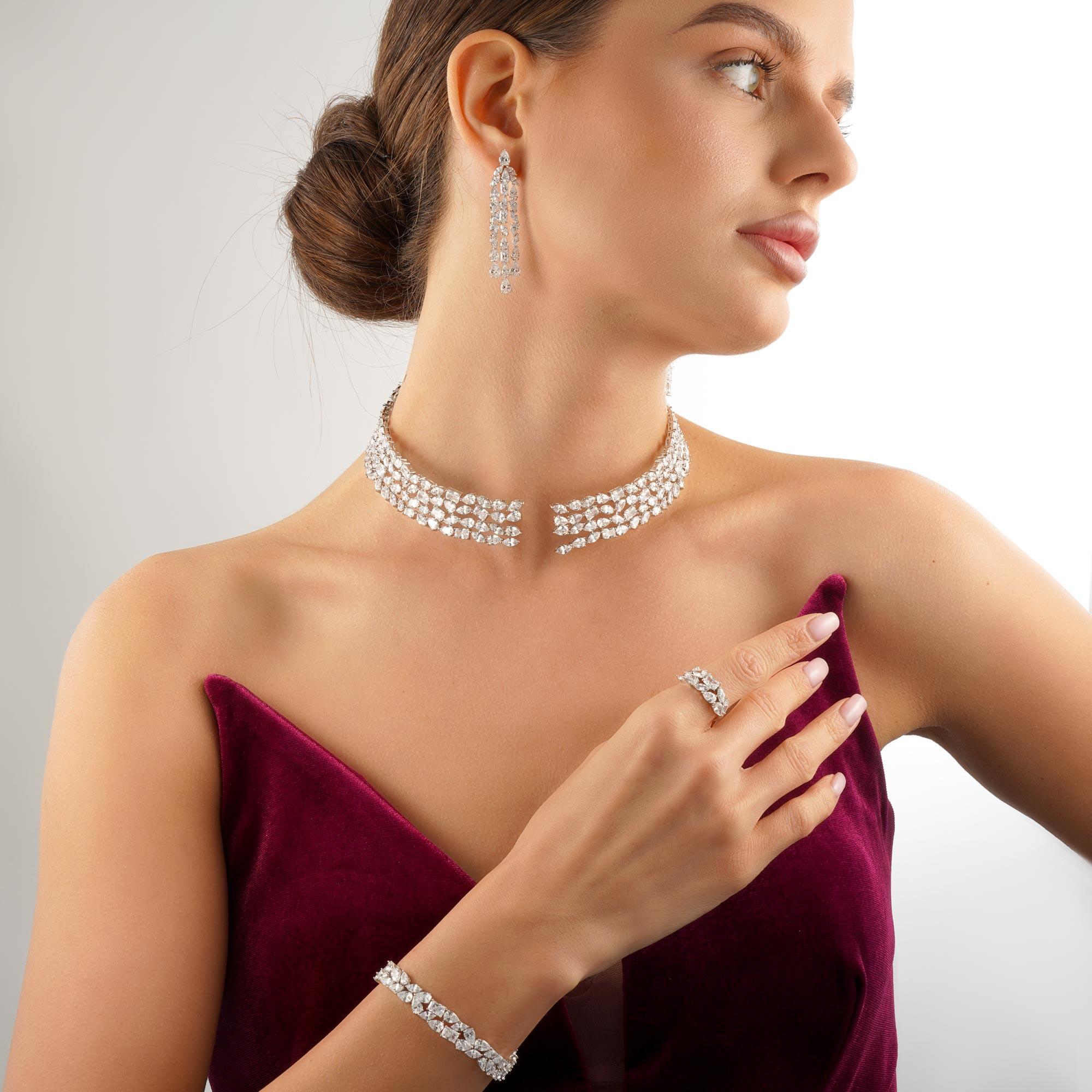 طـــقم - فضي ابيض - 0 image 0