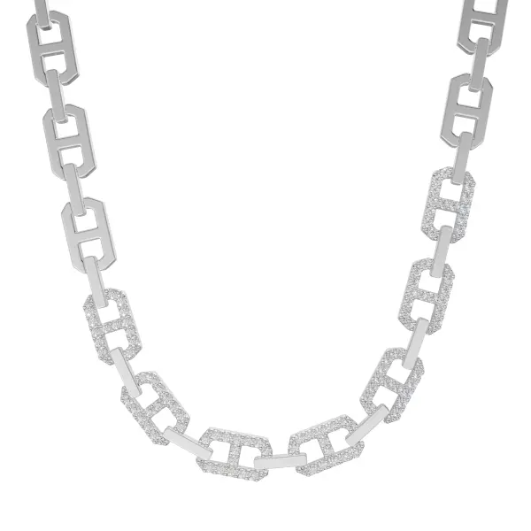 عقد - فضي ابيض - 0 image 1