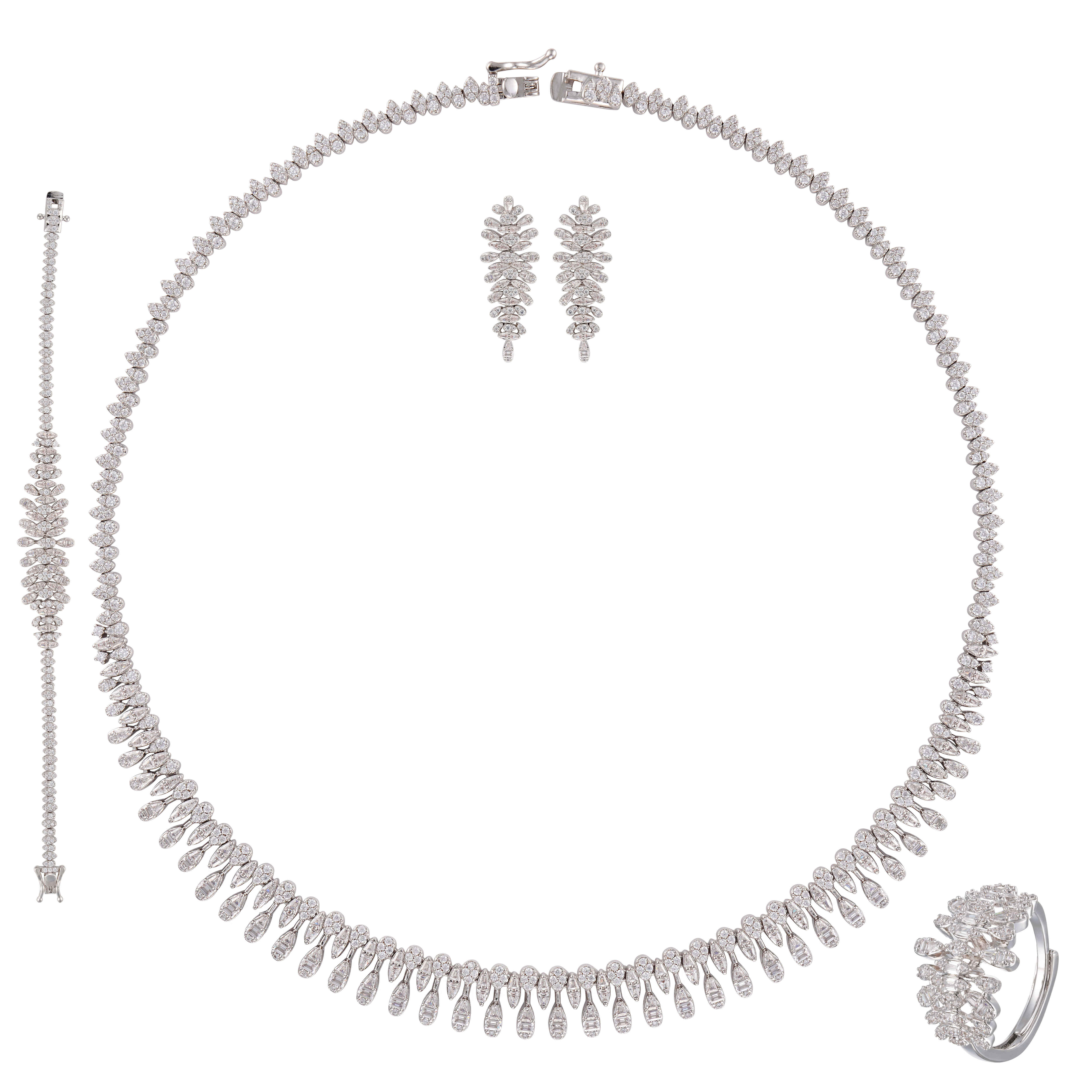 طـــقم - فضي ابيض - 0 image 6