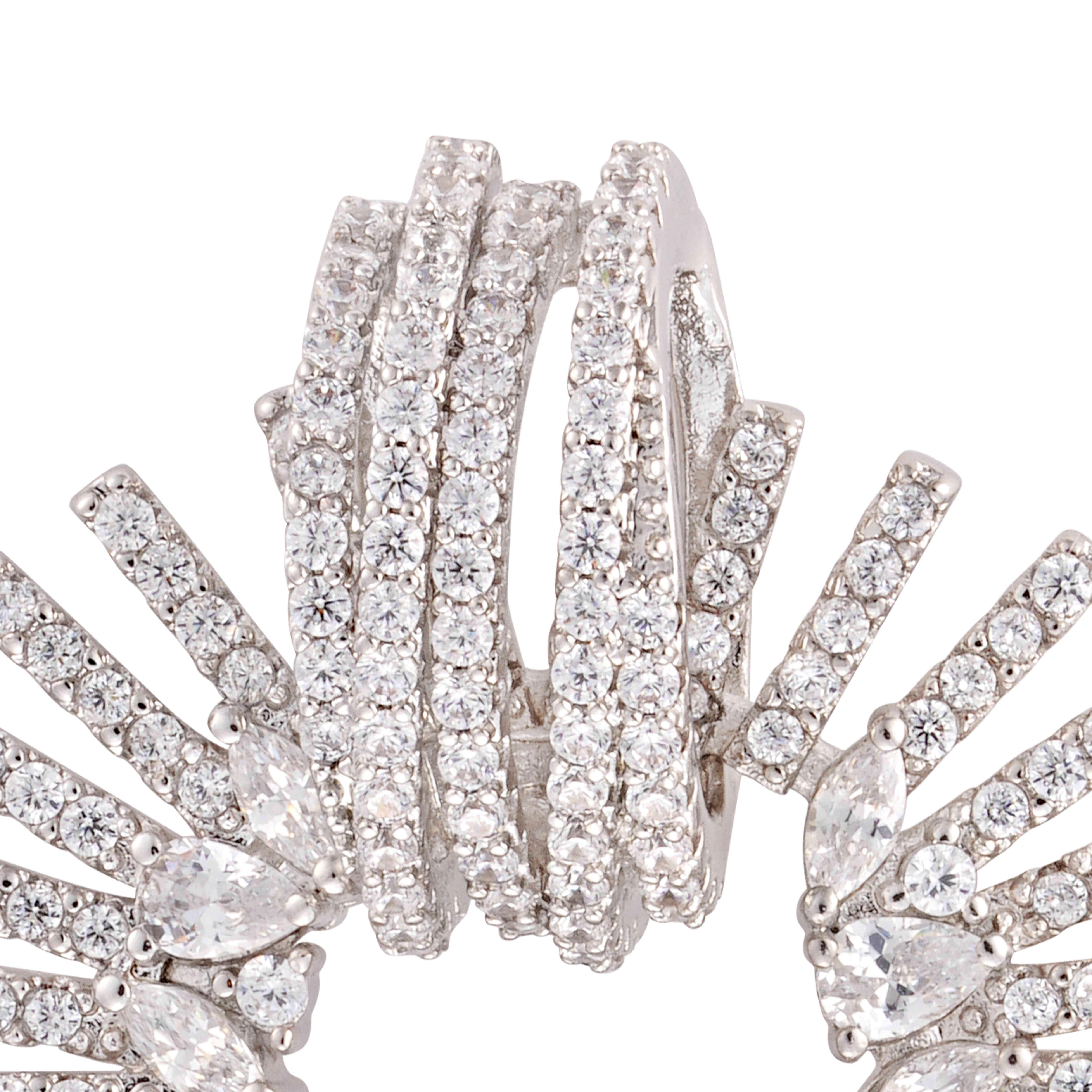 حلق - فضي ابيض - 0 image 1