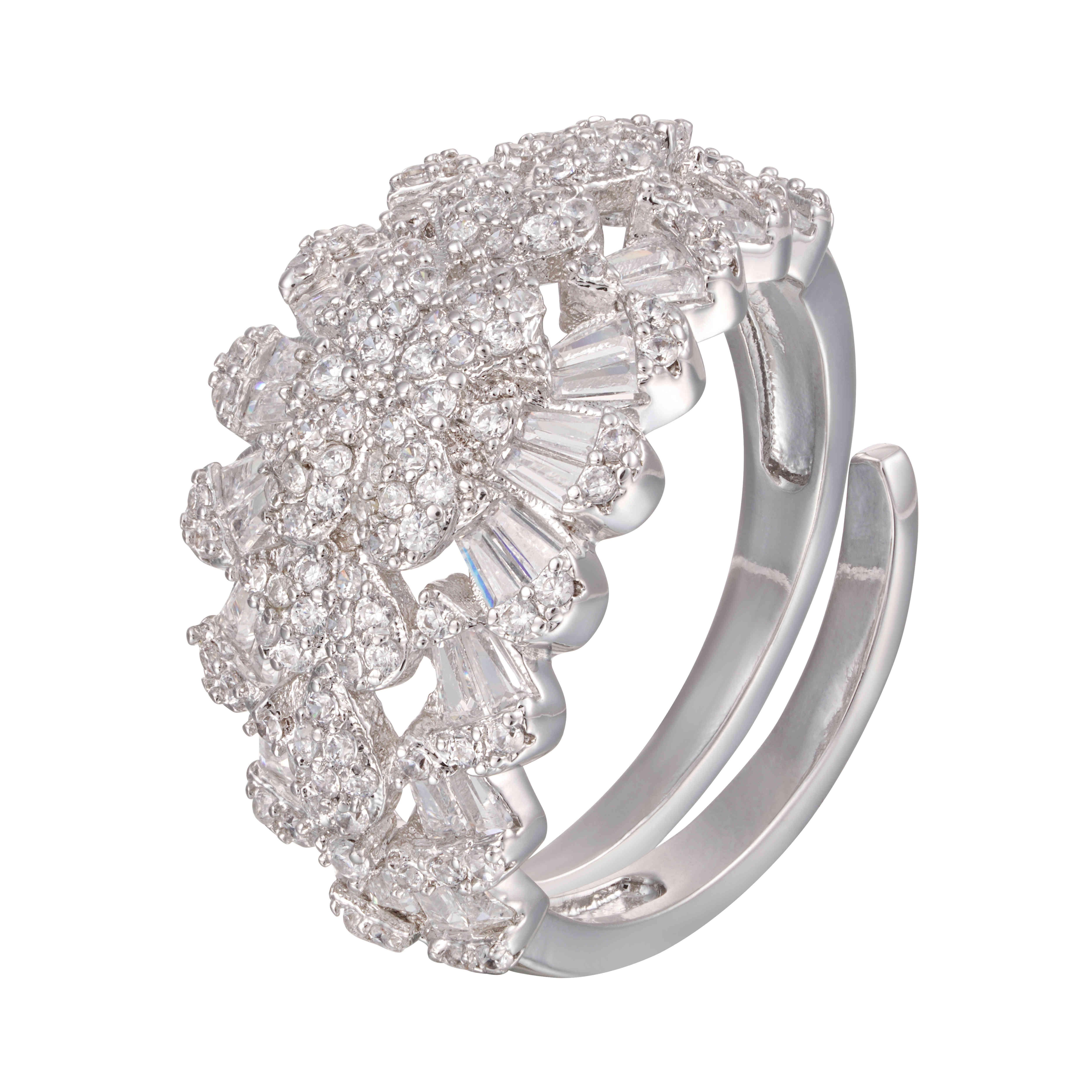 خاتم - فضي ابيض - 0 image 0