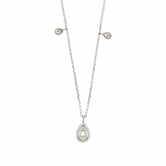 سلسال كمثرى فضة image 0