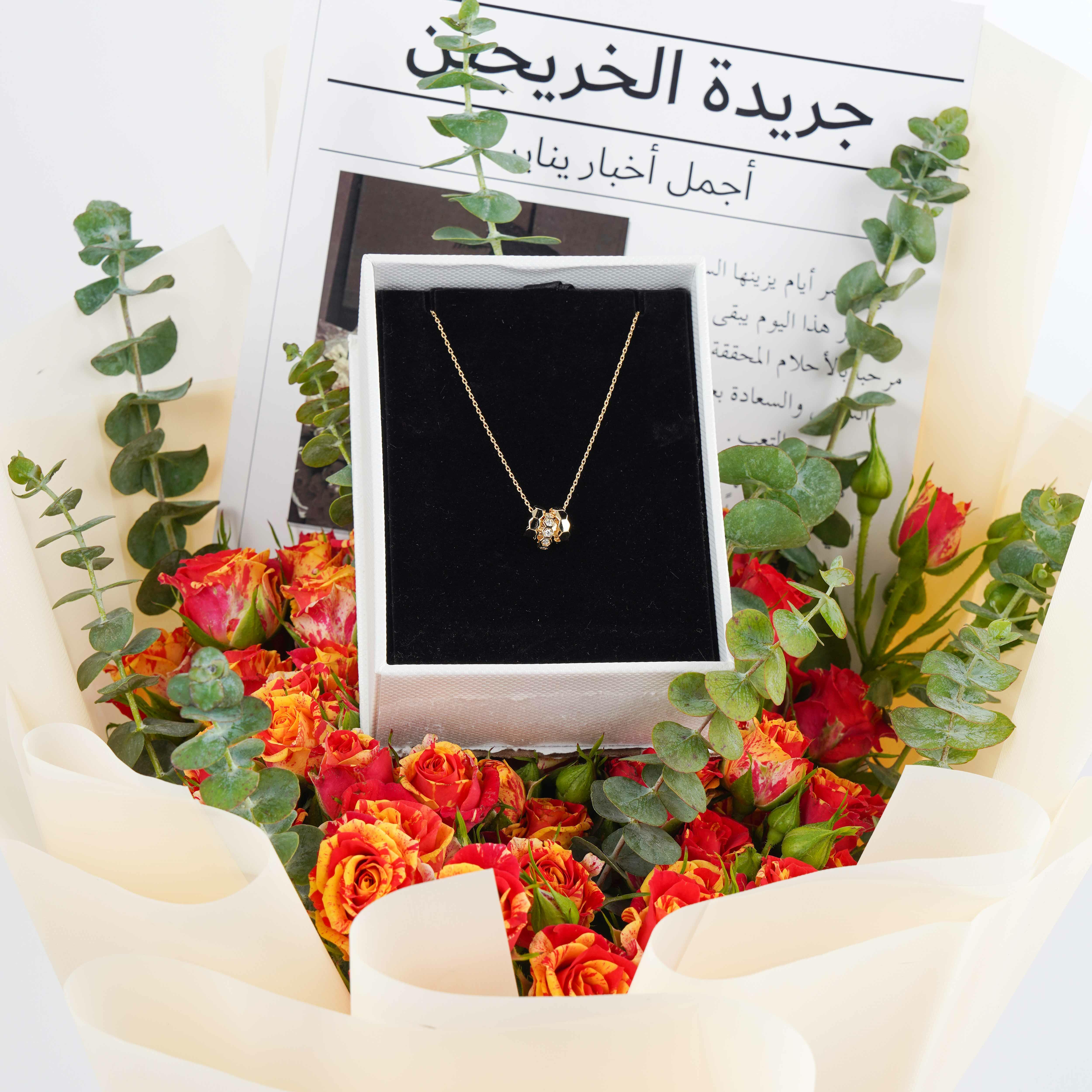 هدية قلادة ذهبية image 2
