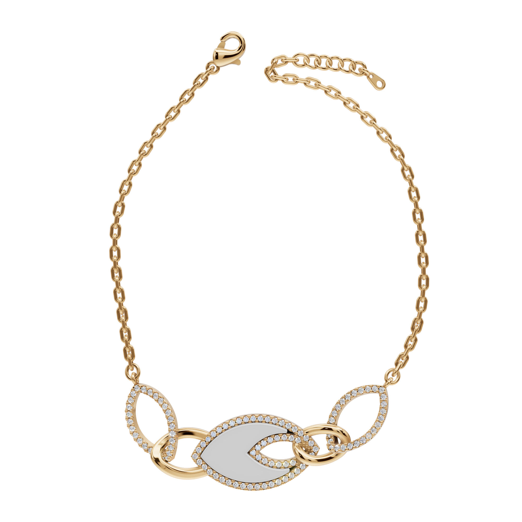 اسوارة - اوف وايت ذهبي - 0 image 0