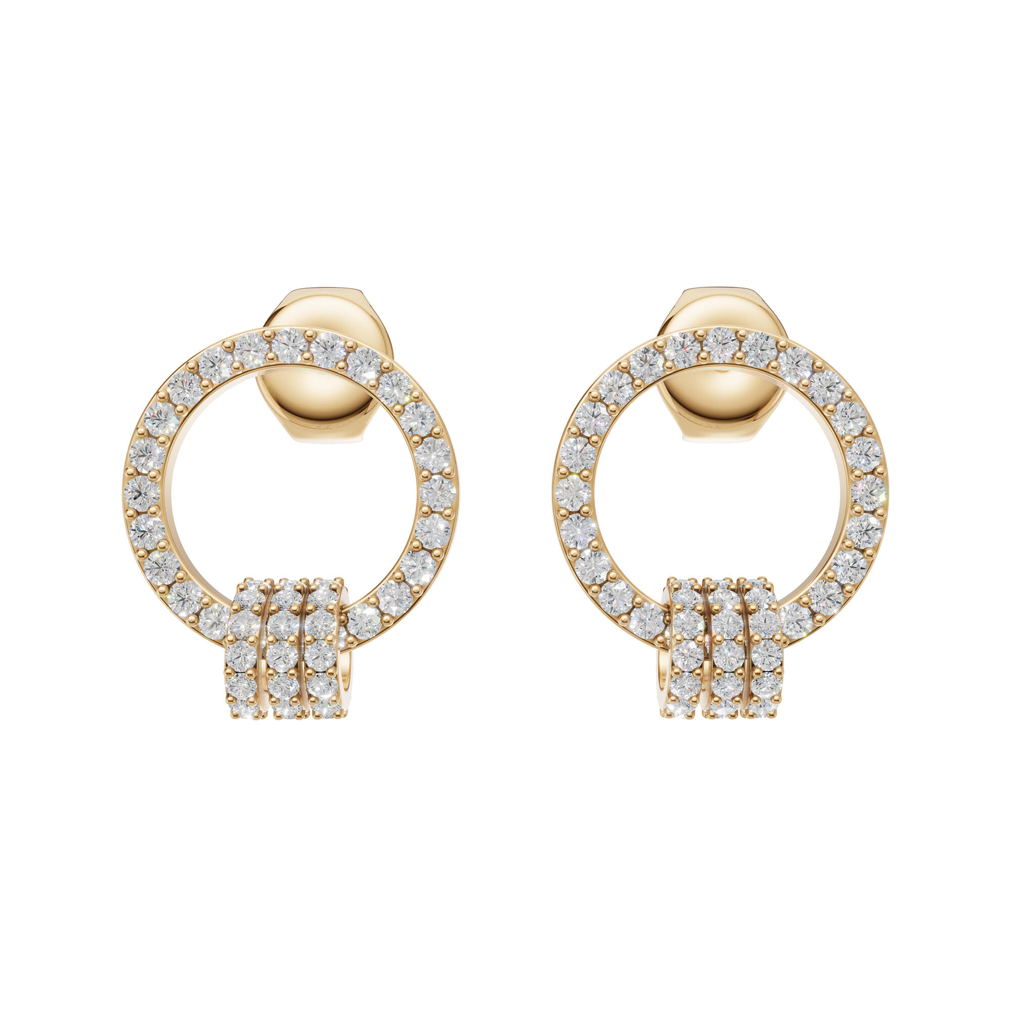 حلق - ذهبي ابيض - 0 image 0