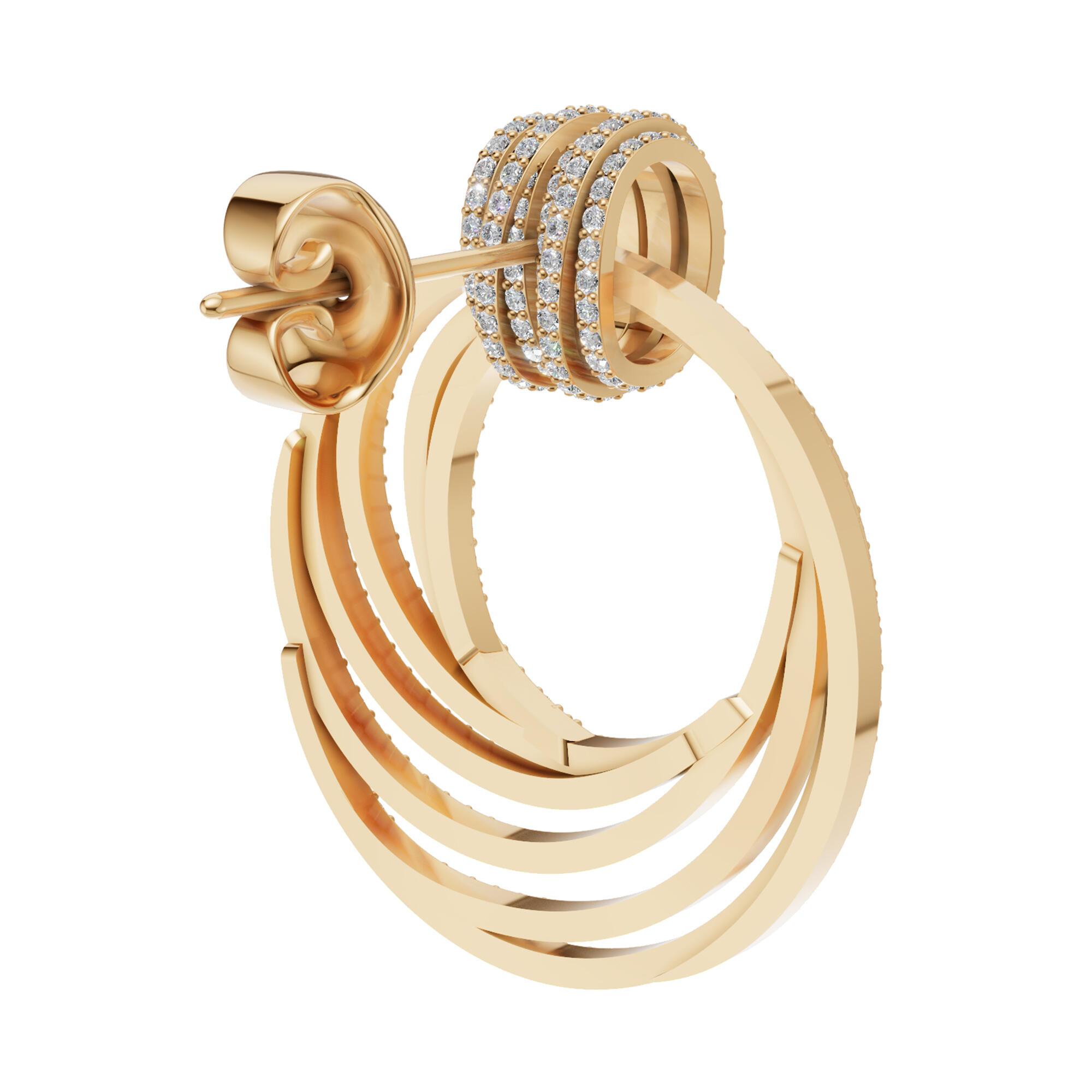 حلق - ذهبي ابيض - 0 image 5