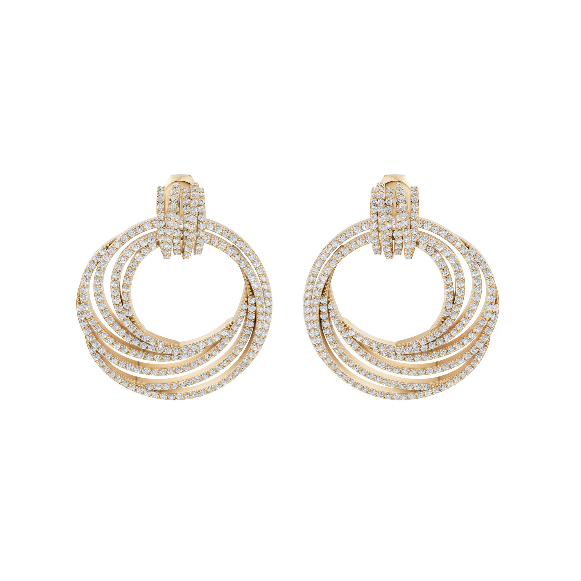 حلق - ذهبي ابيض - 0 image 1