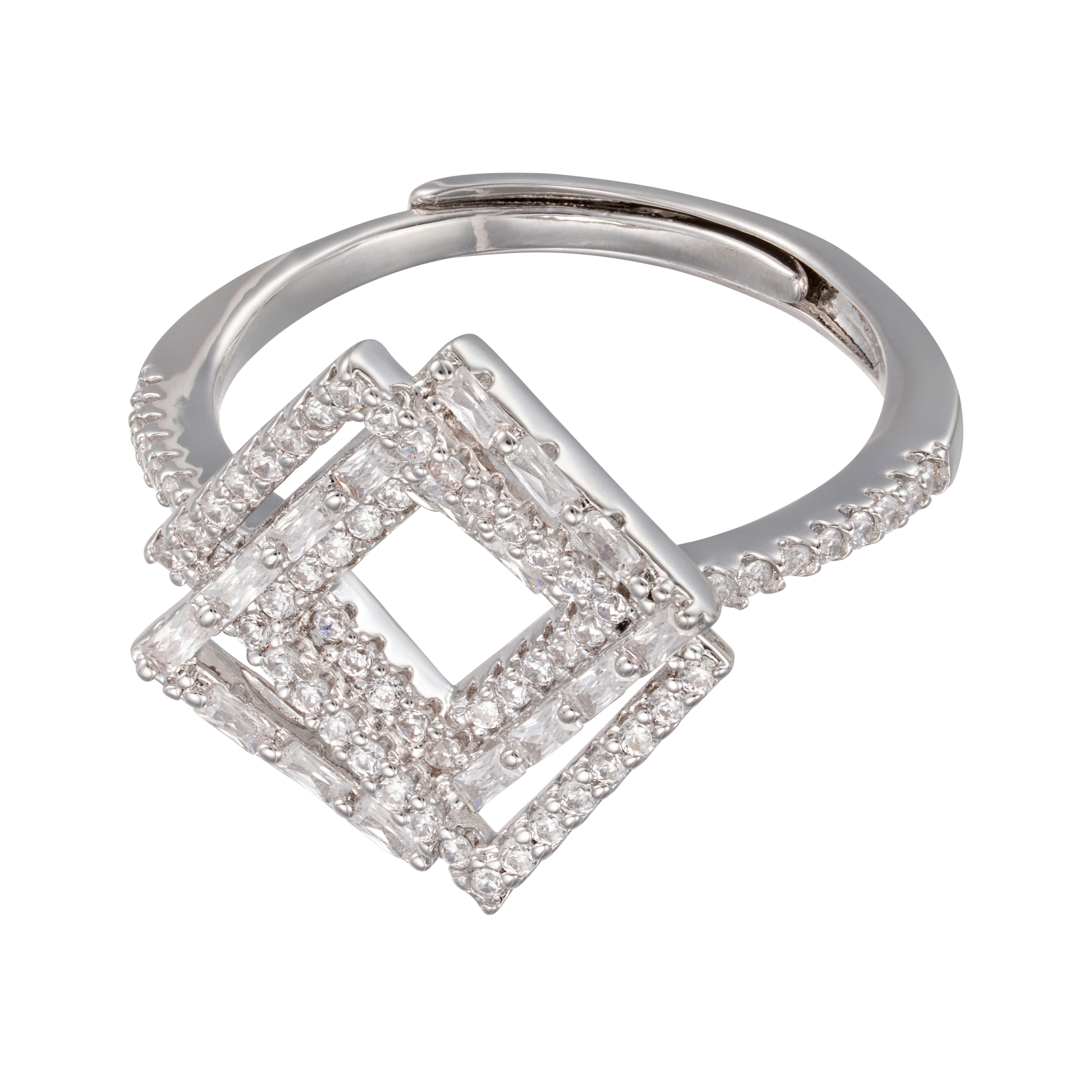 خاتم - فضي ابيض - 0 image 2