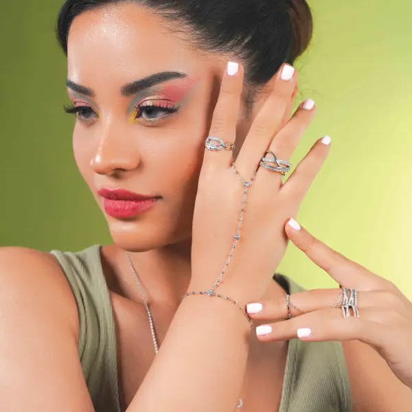 خاتم - فضي ابيض - 0 image 6