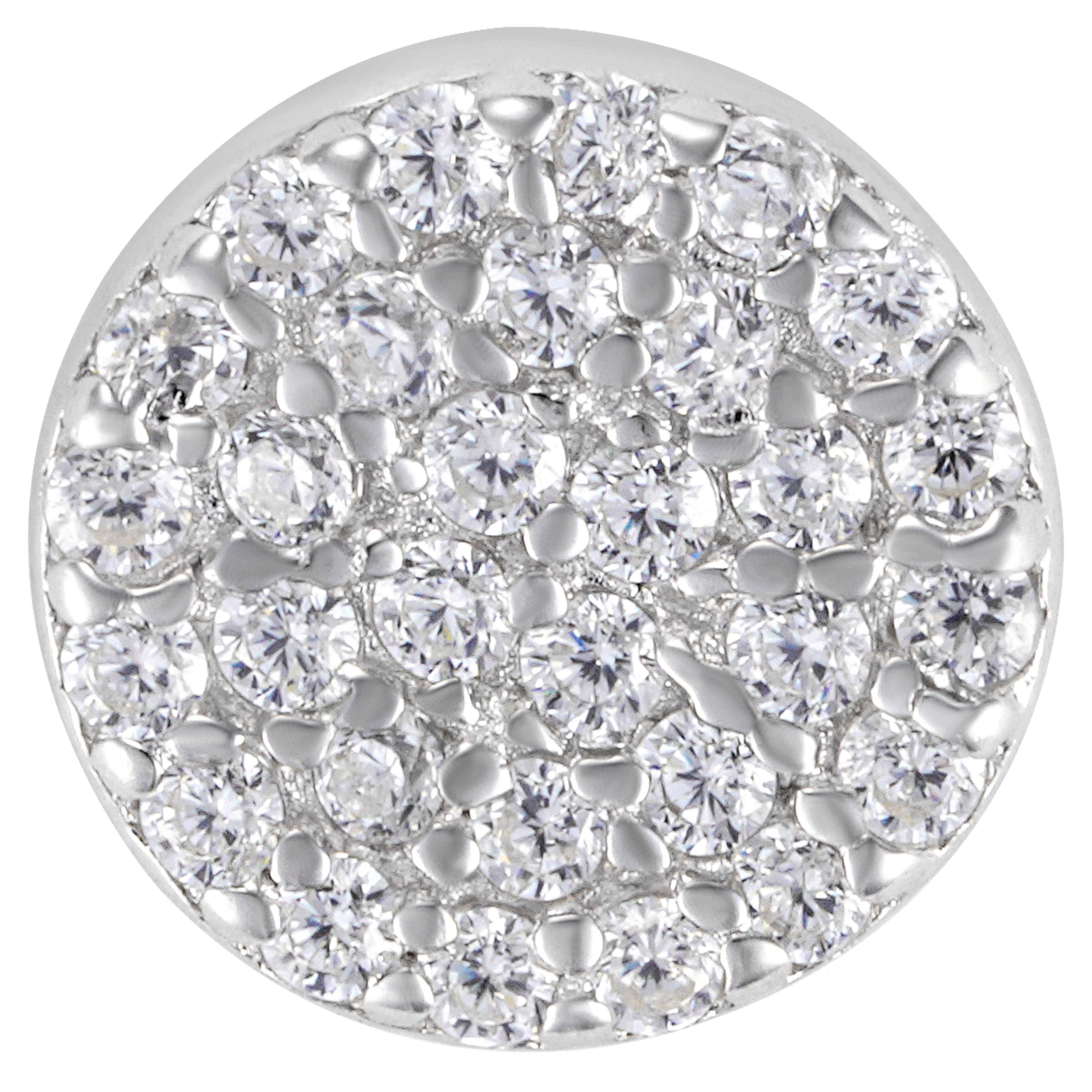 حلق دائري بفصوص زركونية image 1