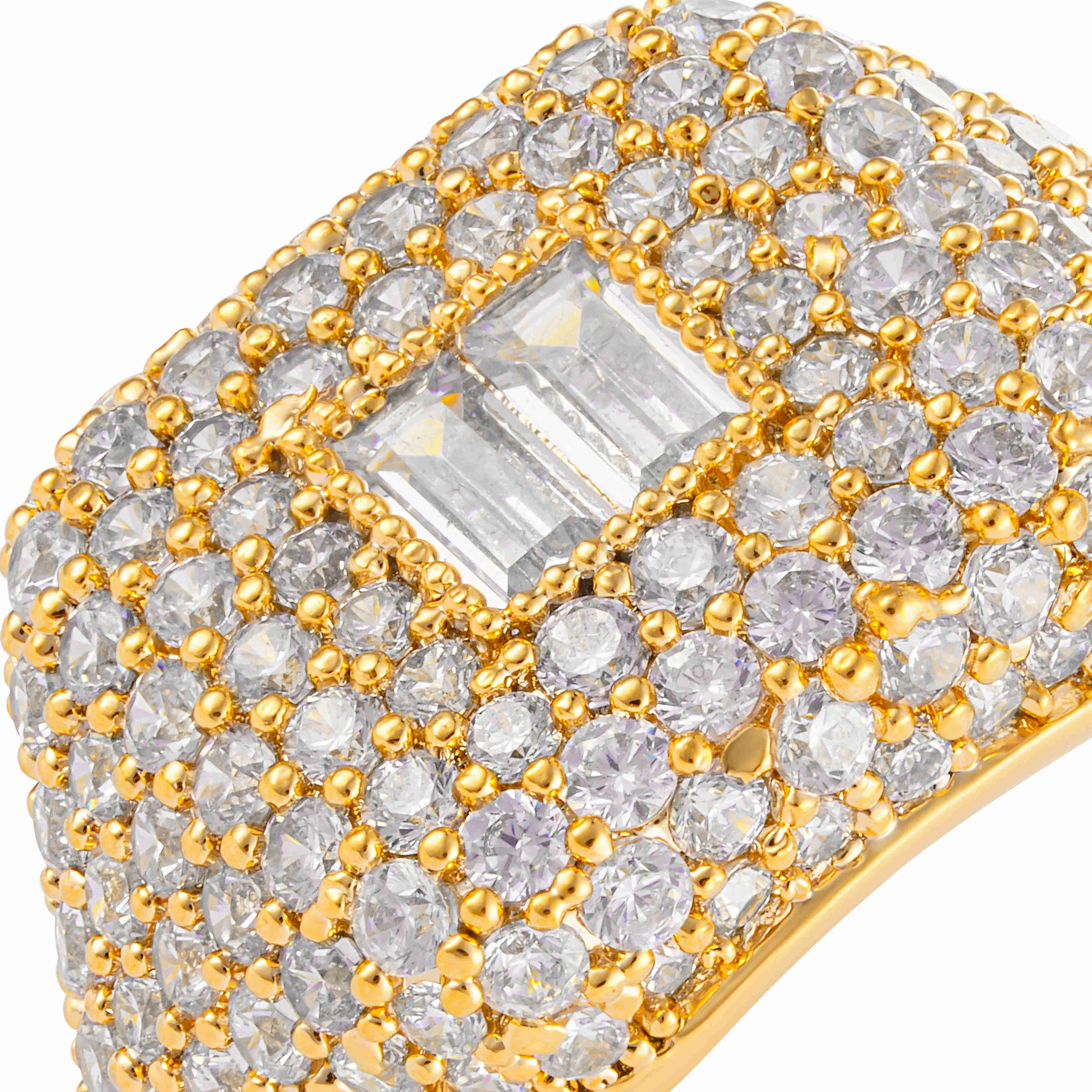 خاتم زركون ذهبي image 1