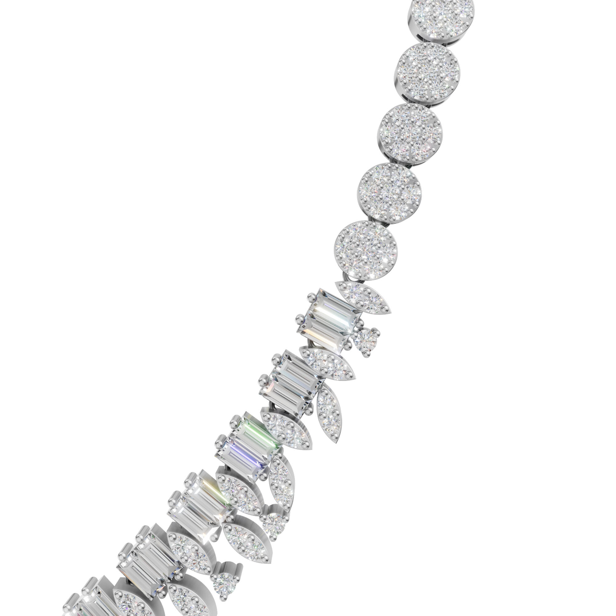 عقد تشوكر - فضي ابيض - 0 image 3