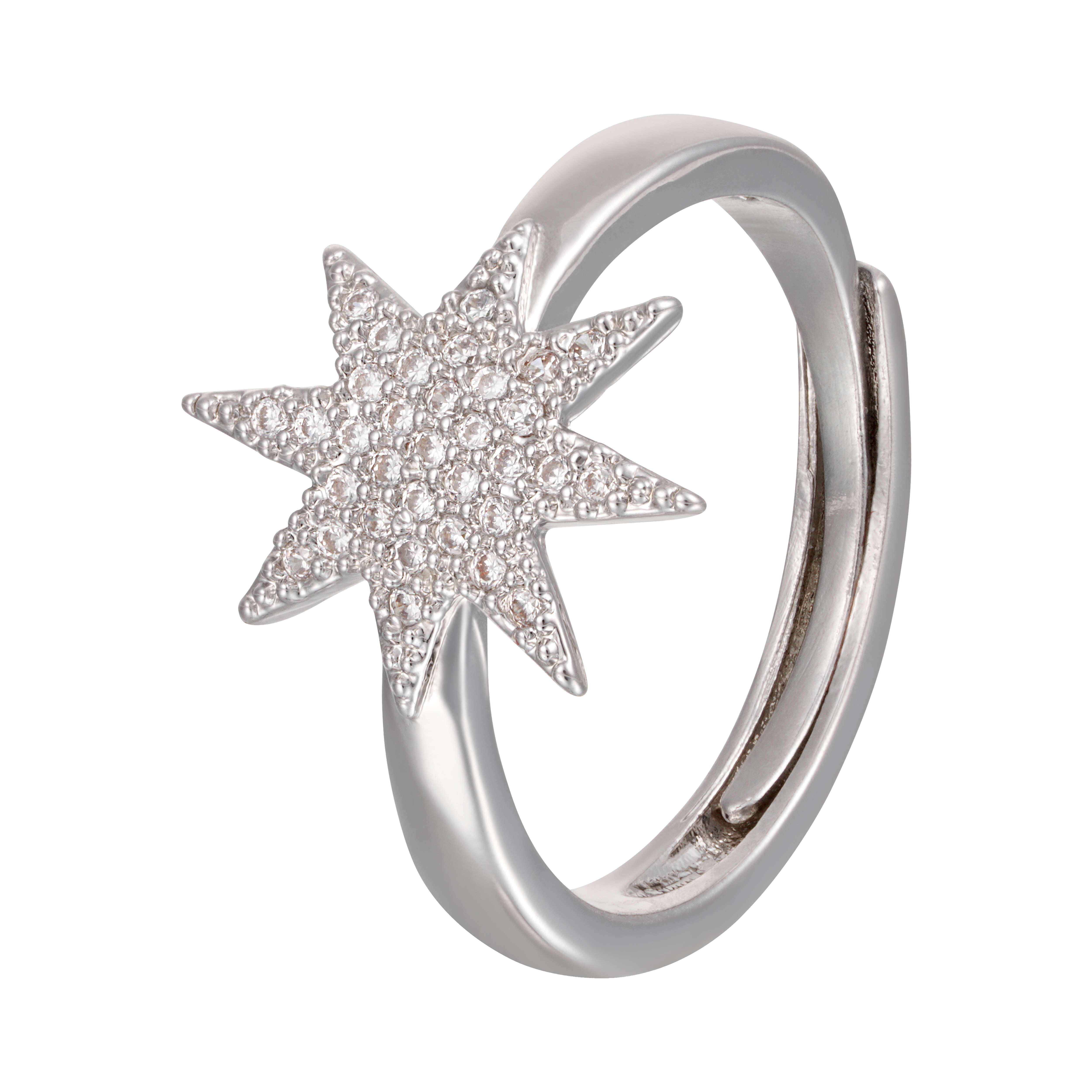 خاتم - فضي ابيض - 0 image 0