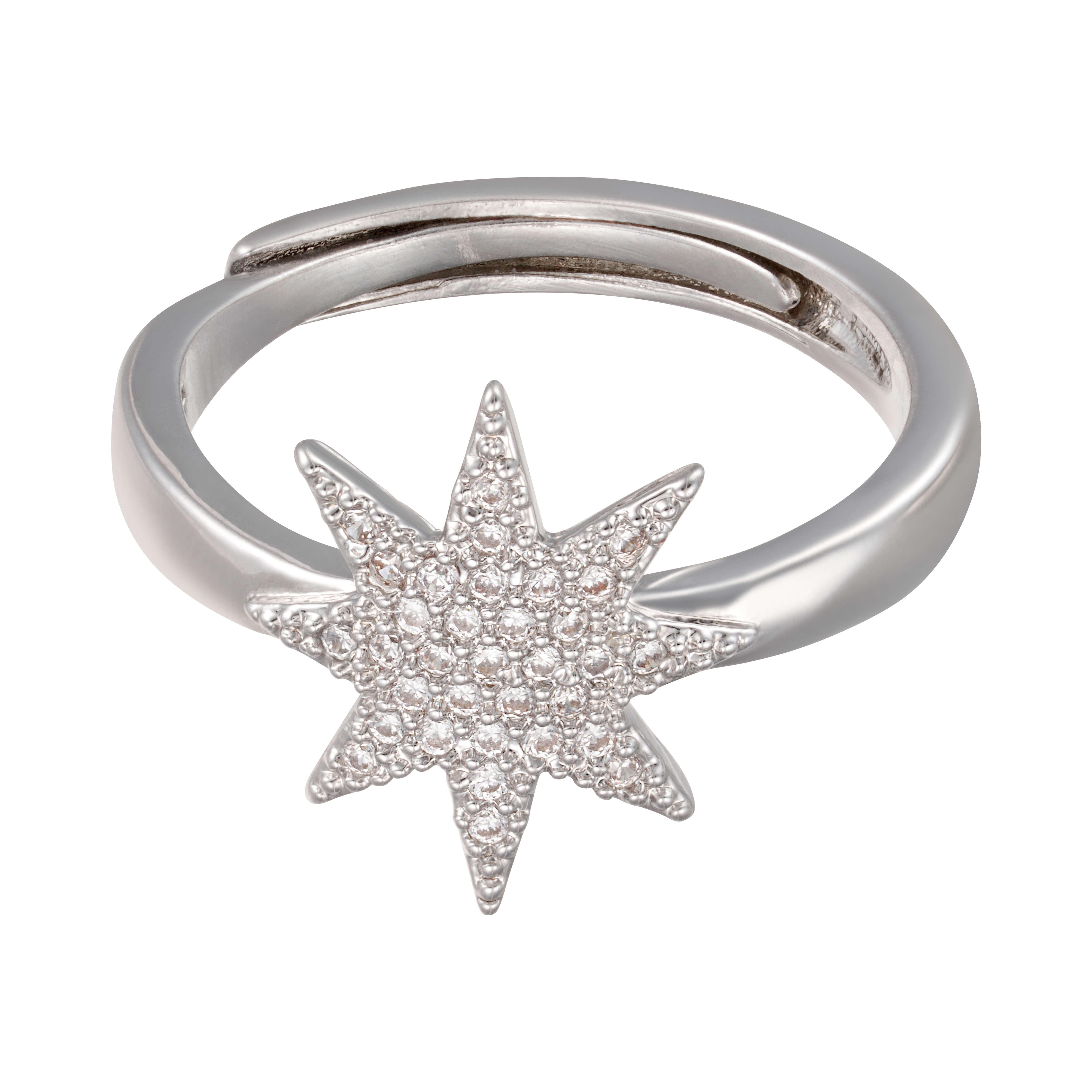 خاتم - فضي ابيض - 0 image 2