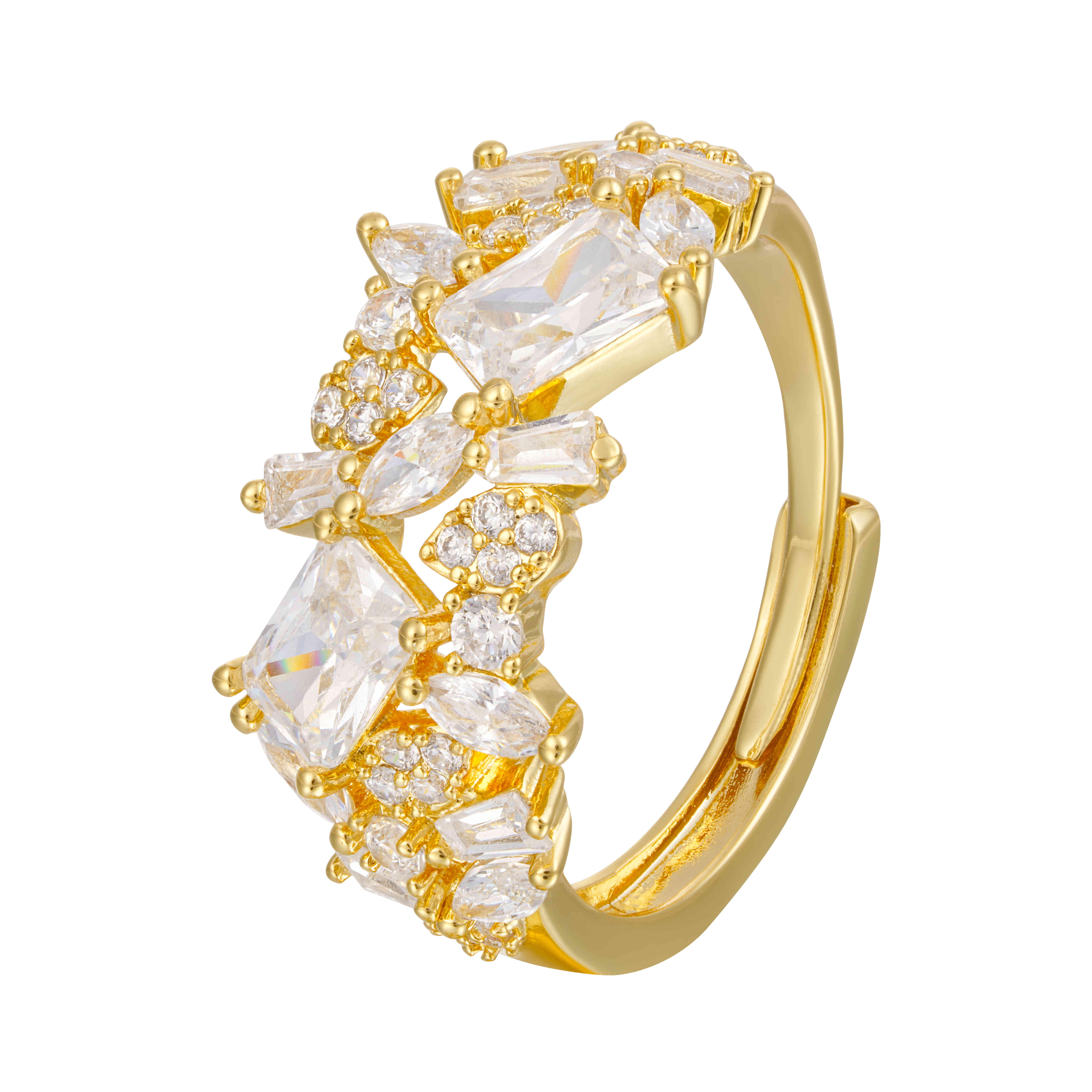 خاتم - ذهبي ابيض - 0 image 0