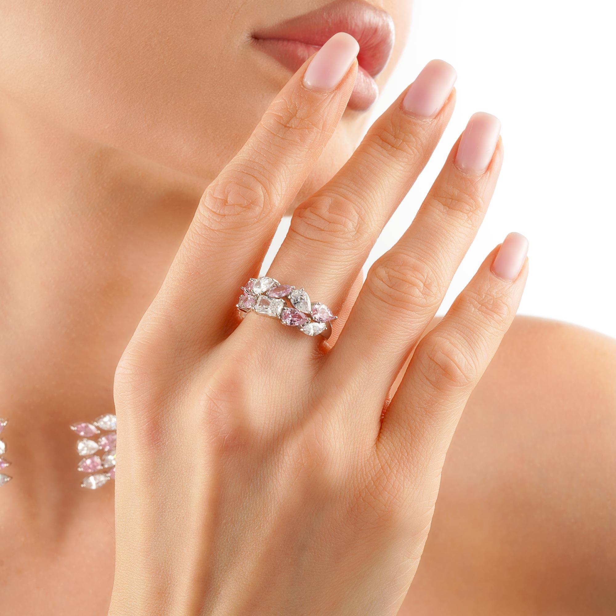 طـــقم - فضي وردي - 0 image 3