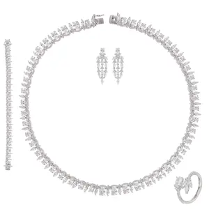 طـــقم - فضي ابيض - 0 image 5