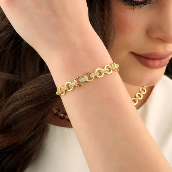 اسوارة - ذهبي ابيض - 0 image 1