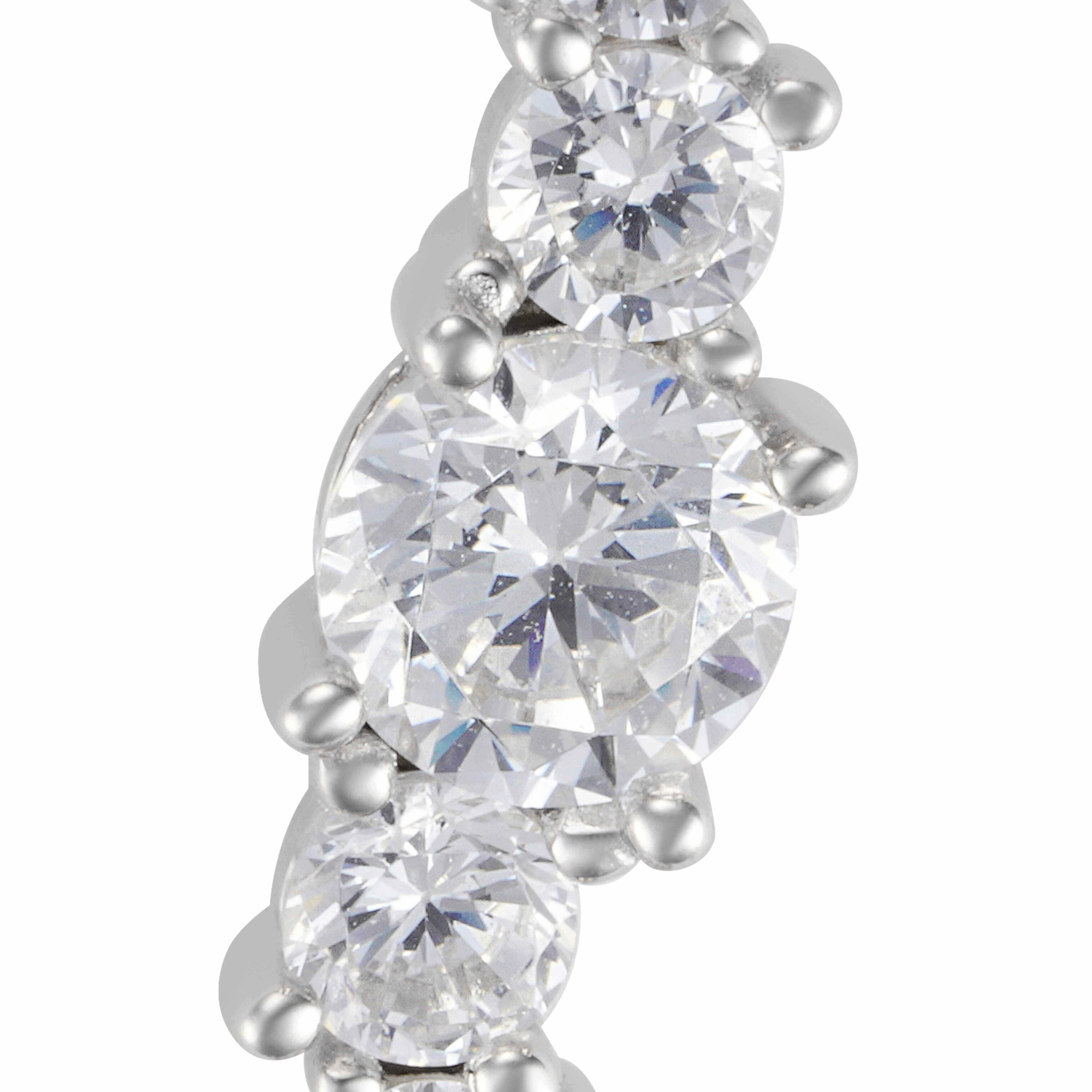 حلق دوائر فضة 925 image 1