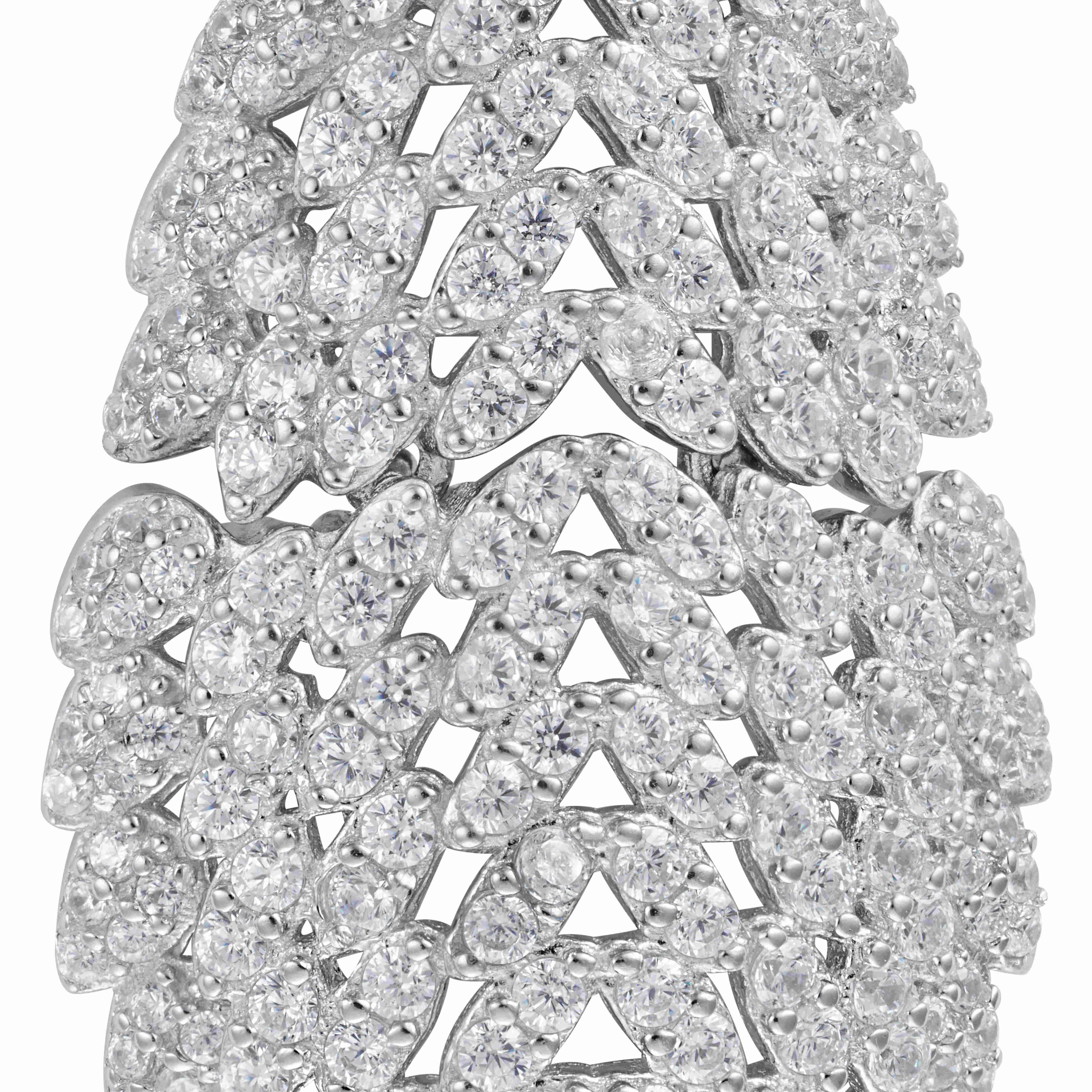 Sterling Silver Earrings - SLR264-E image 1