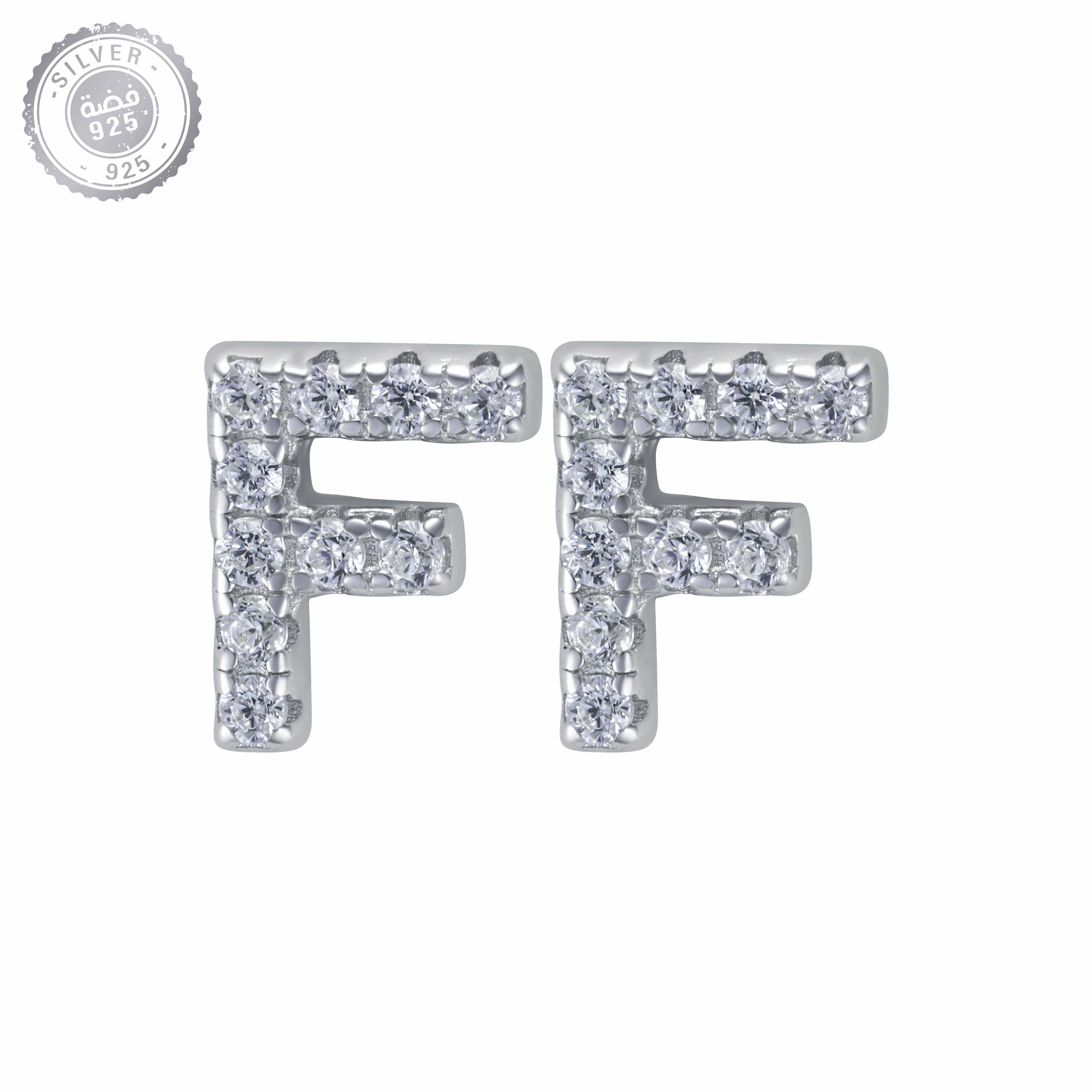 Earrings - Silver White - F image 0