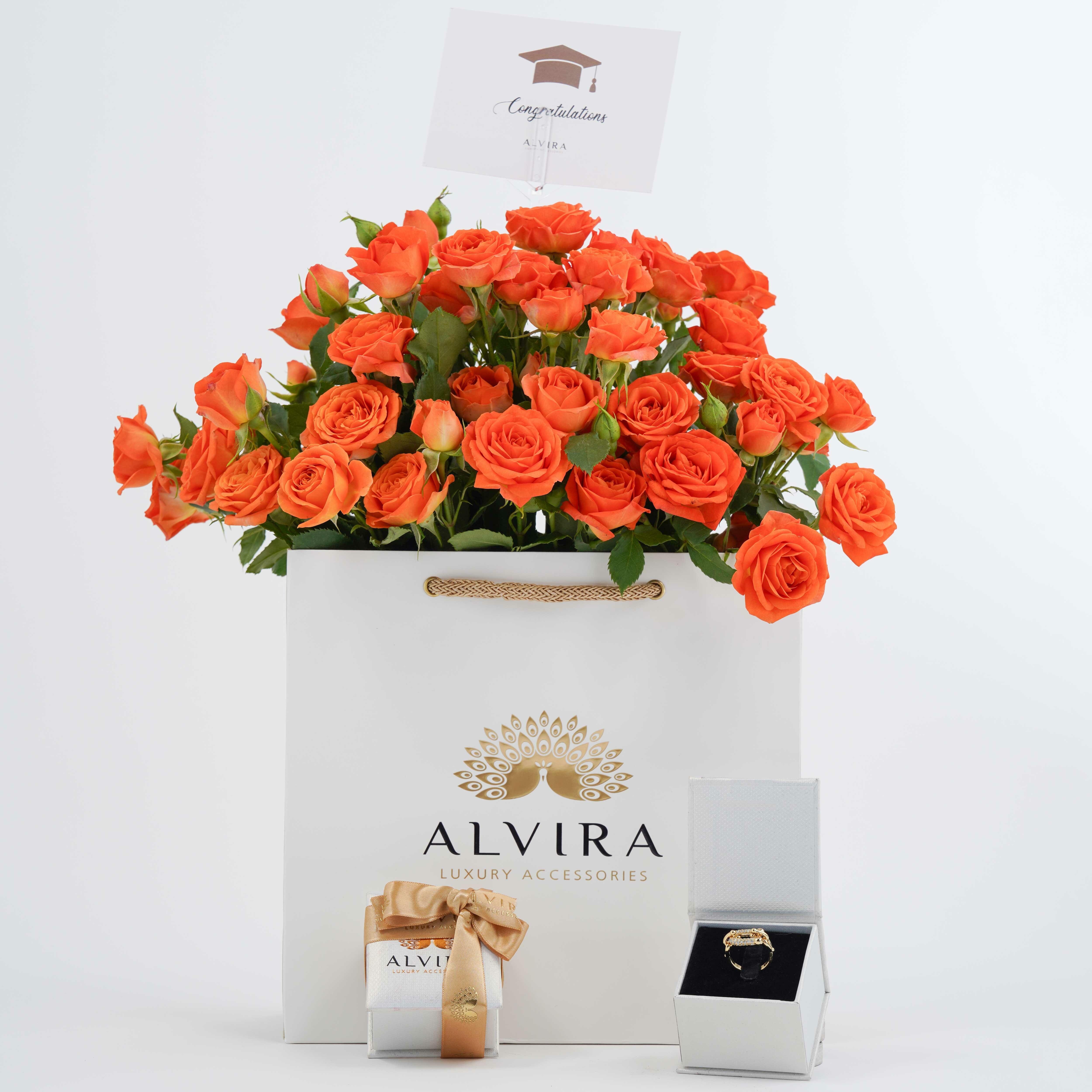 Alvira Gift Set-7-فضي image 0