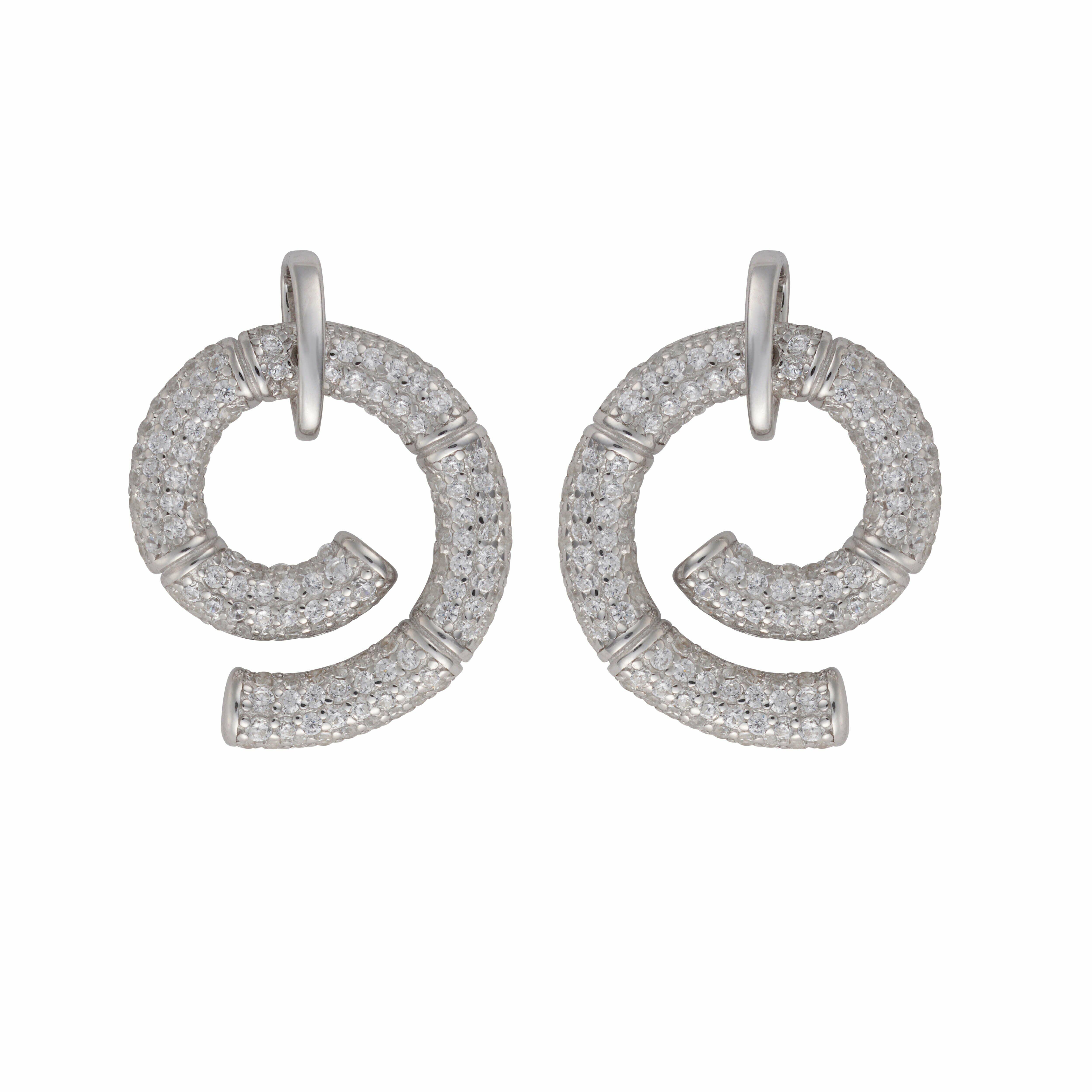 Earrings - Silver White - 0 image 0