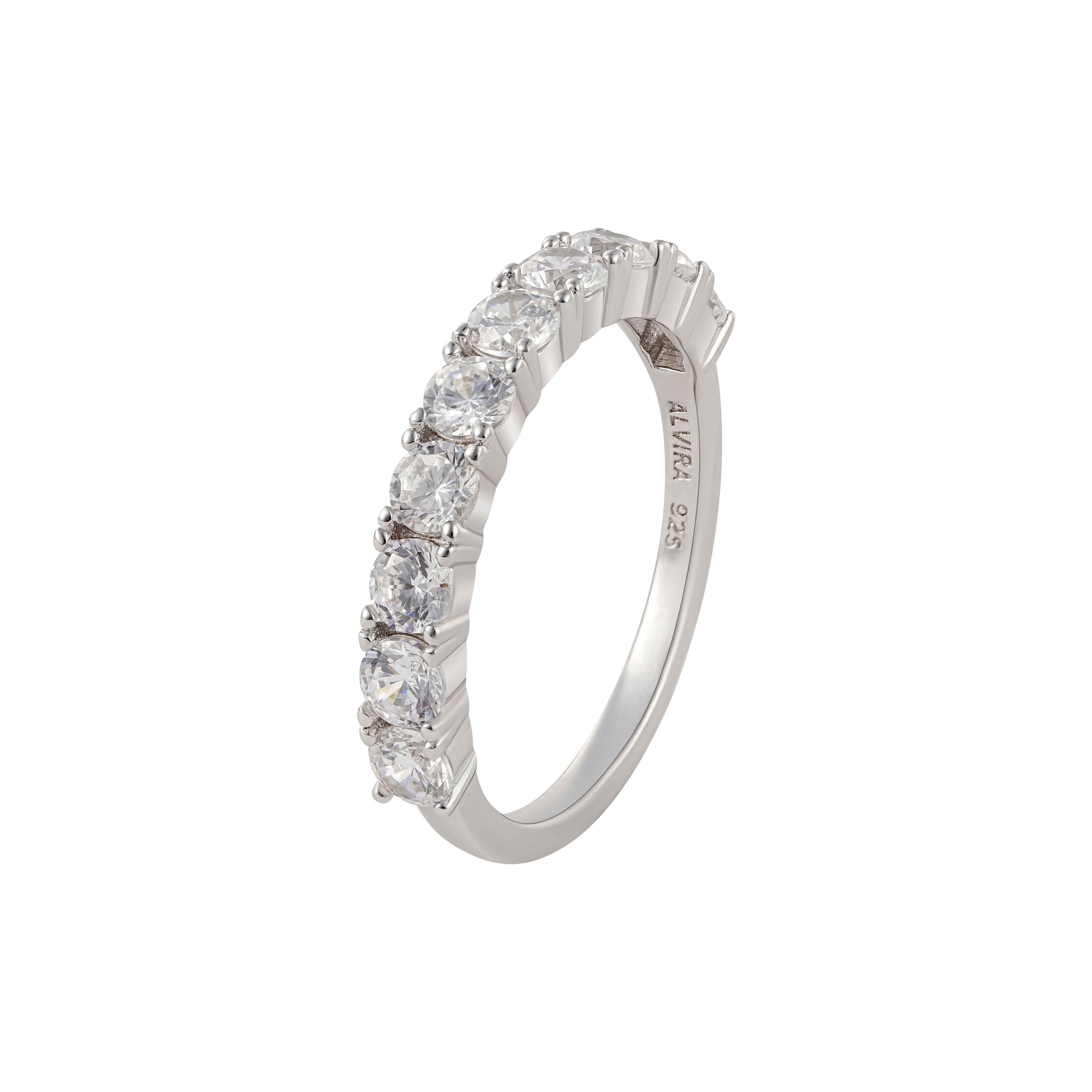 925k Silver Round Ring image 0