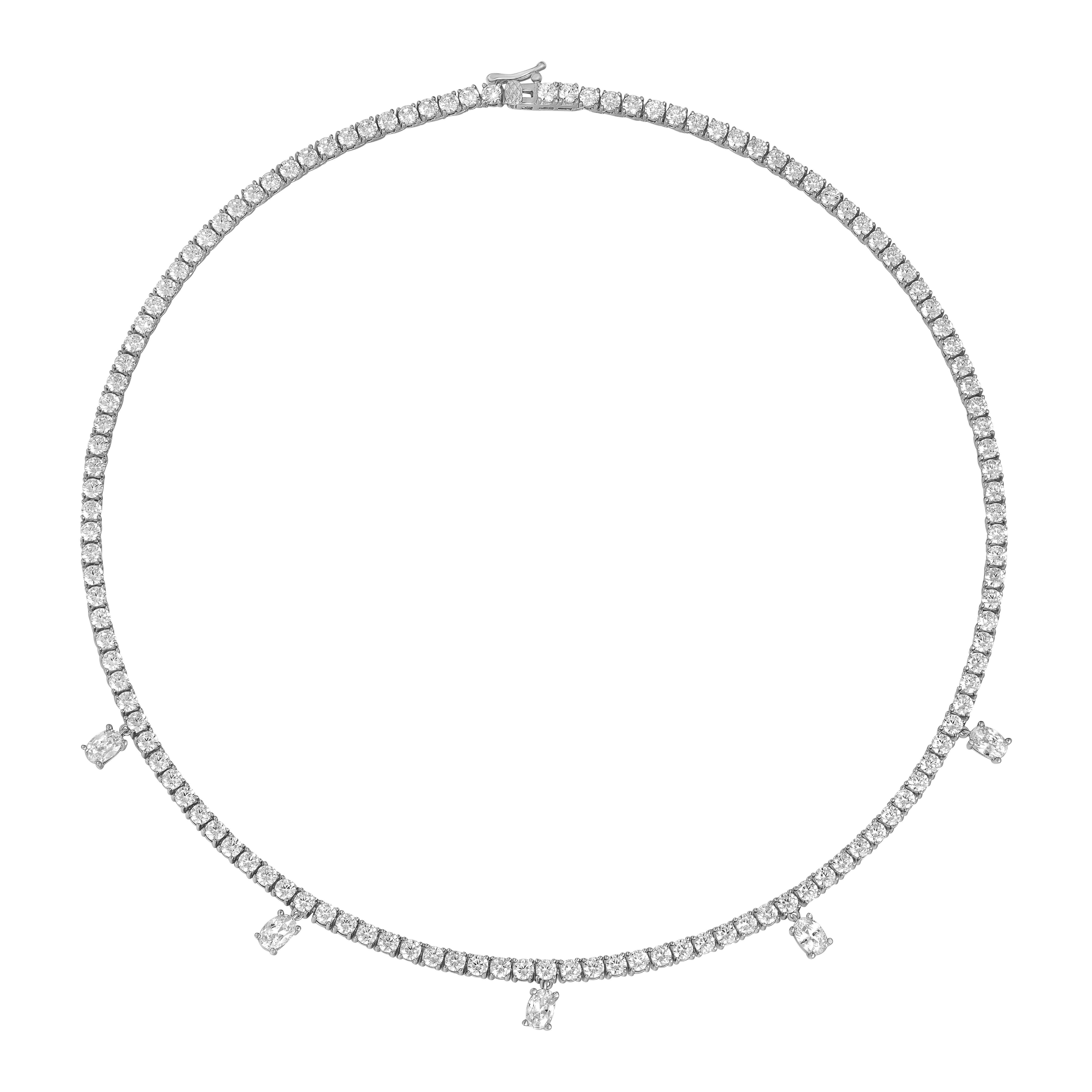 عقد - فضي ابيض - 0 image 0
