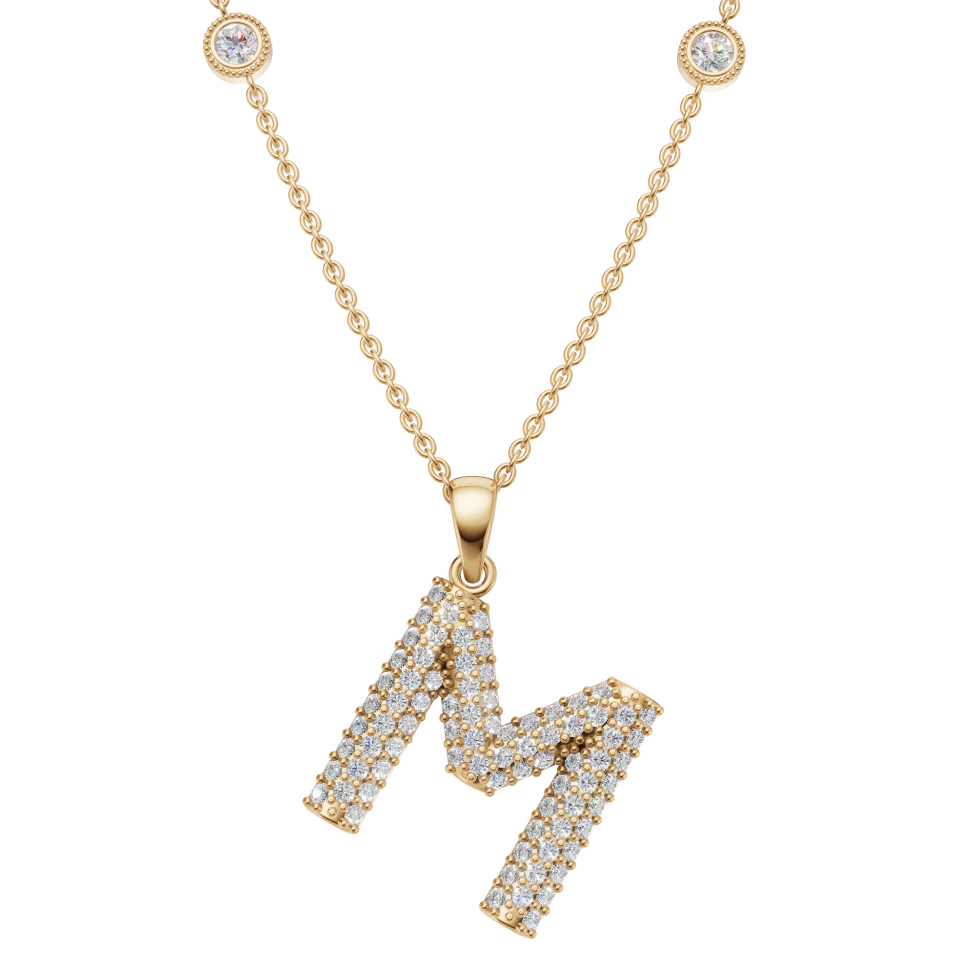 عقد - فضي ابيض - A image 6