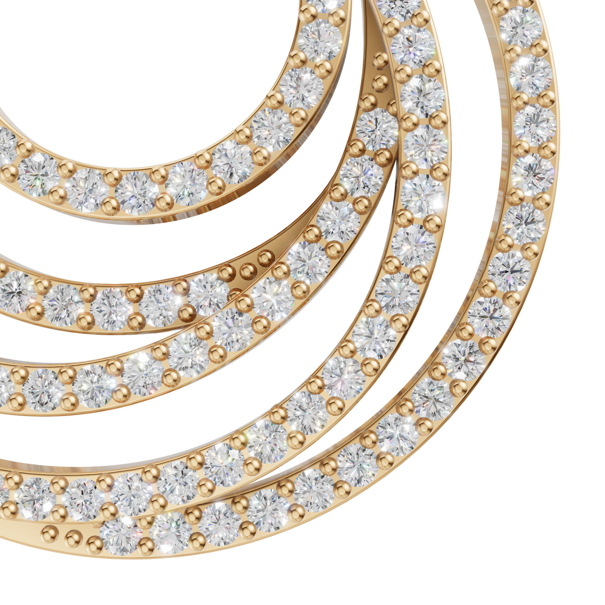 عقد - ذهبي ابيض - 0 image 2