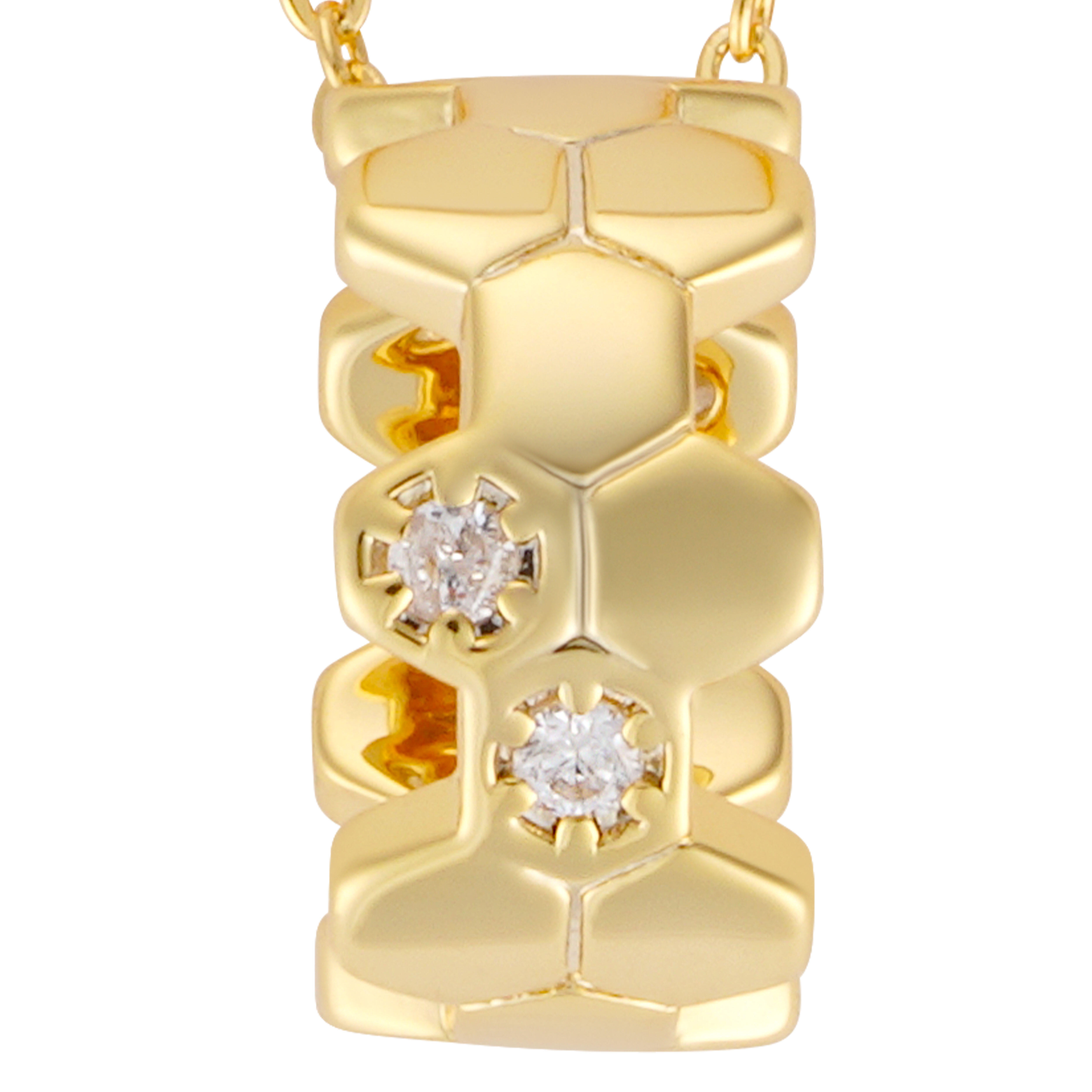 عقد - ذهبي ابيض - 0 image 2