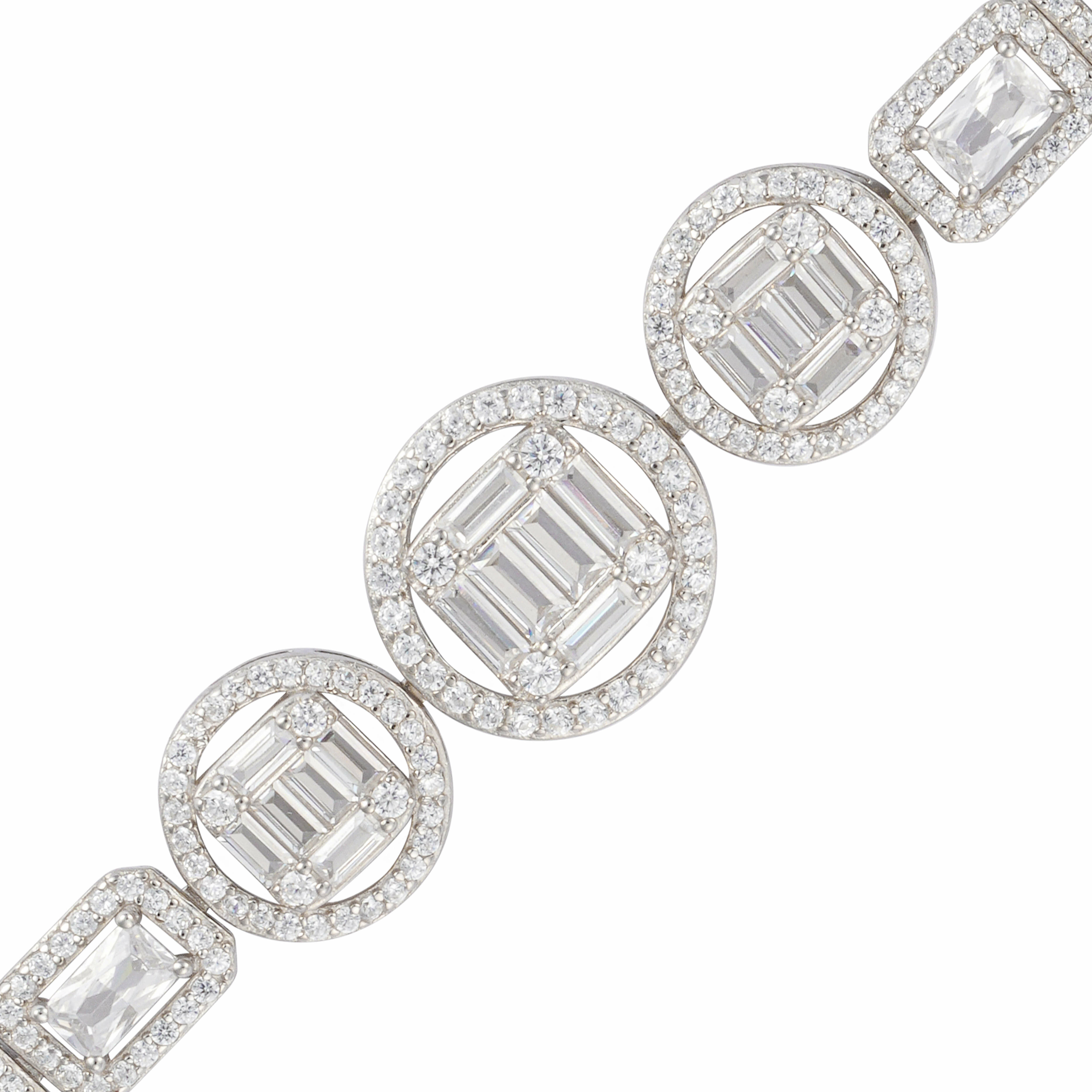 925K Silver Round Bracelet  image 1