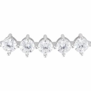 925K Sterling Silver Solitaire Bracelet image 1