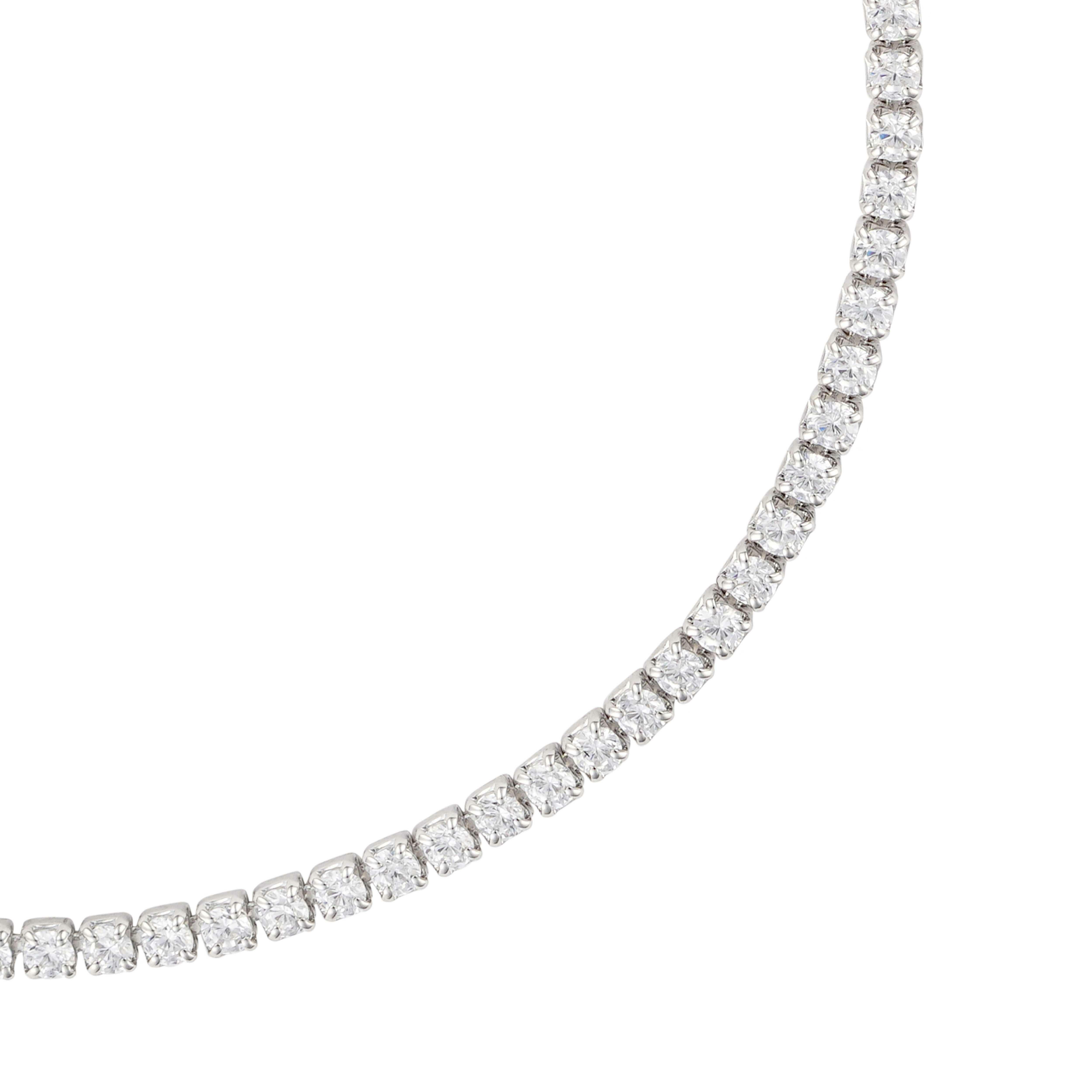 925k Silver Tennis Bracelet image 1
