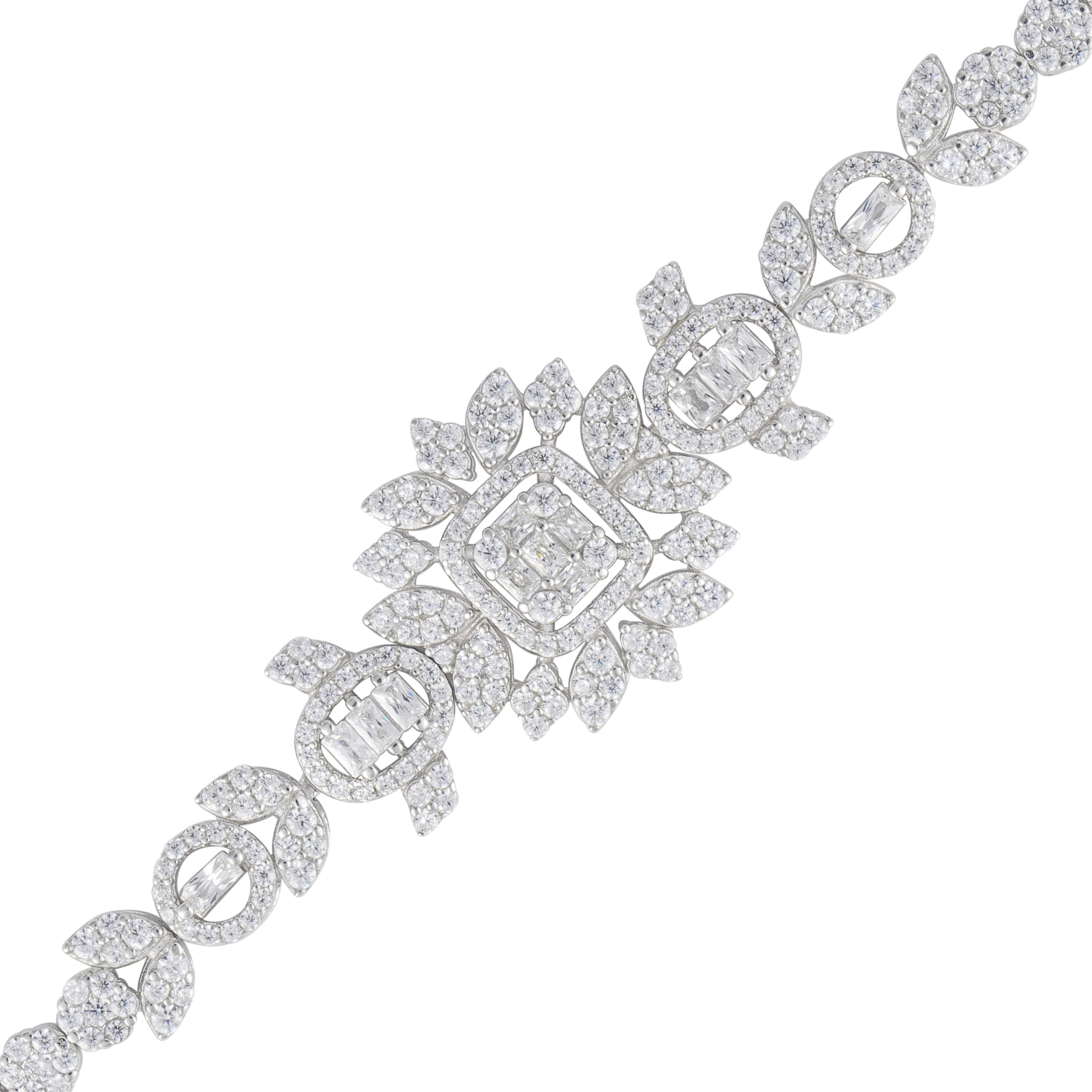 925K Silver Radiant Bracelet image 1