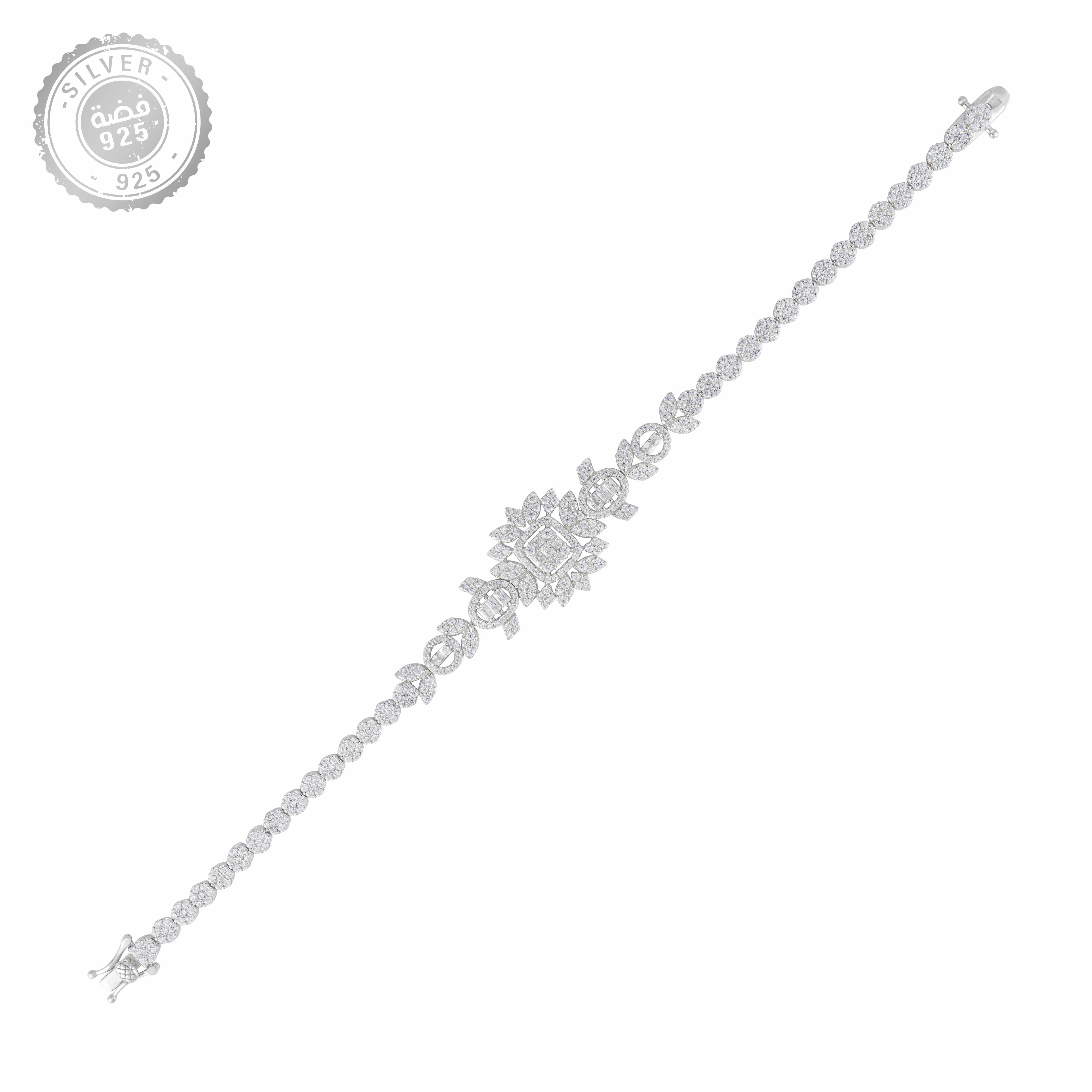 925K Silver Radiant Bracelet image 0