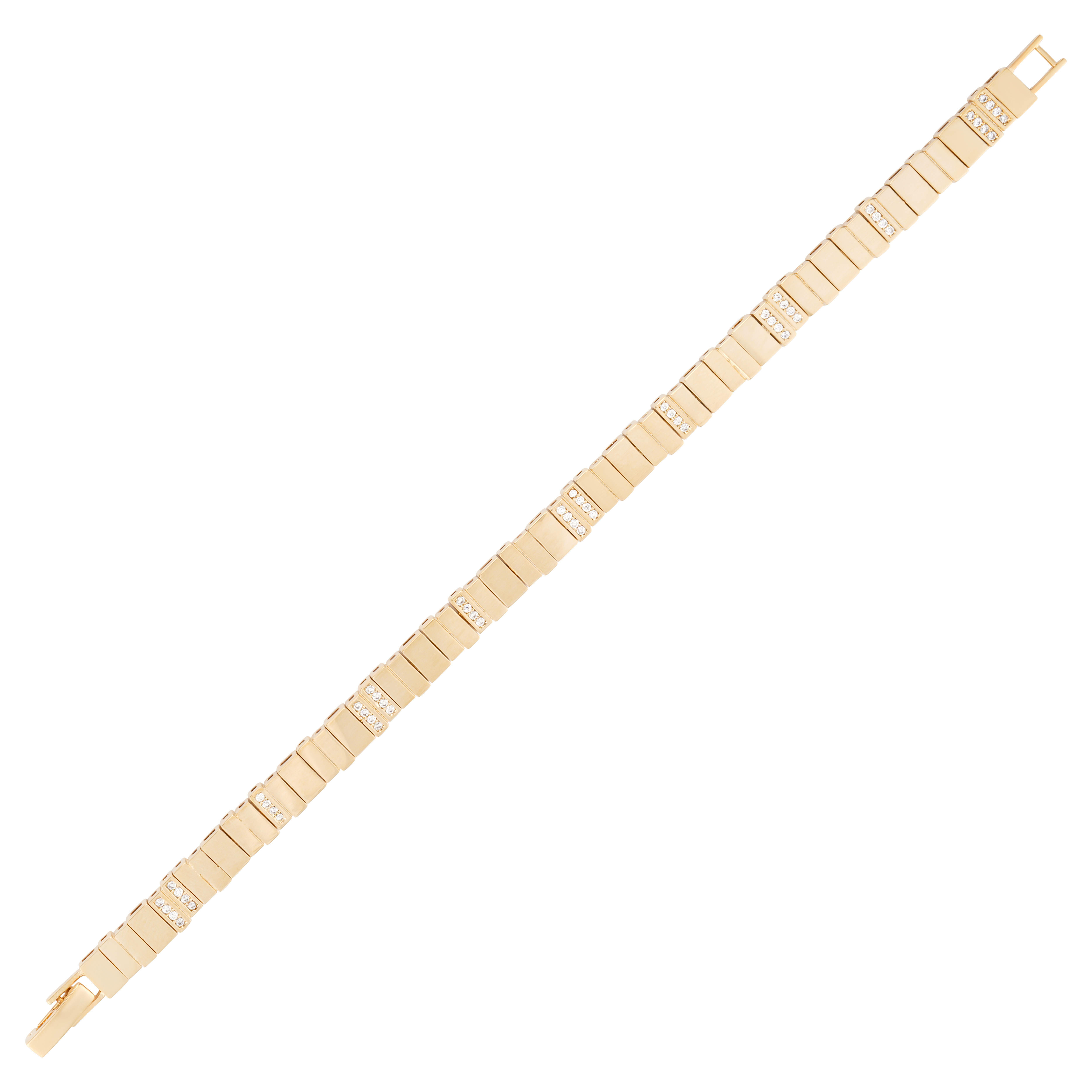 Gold Toned Tennis Bracelet image 4