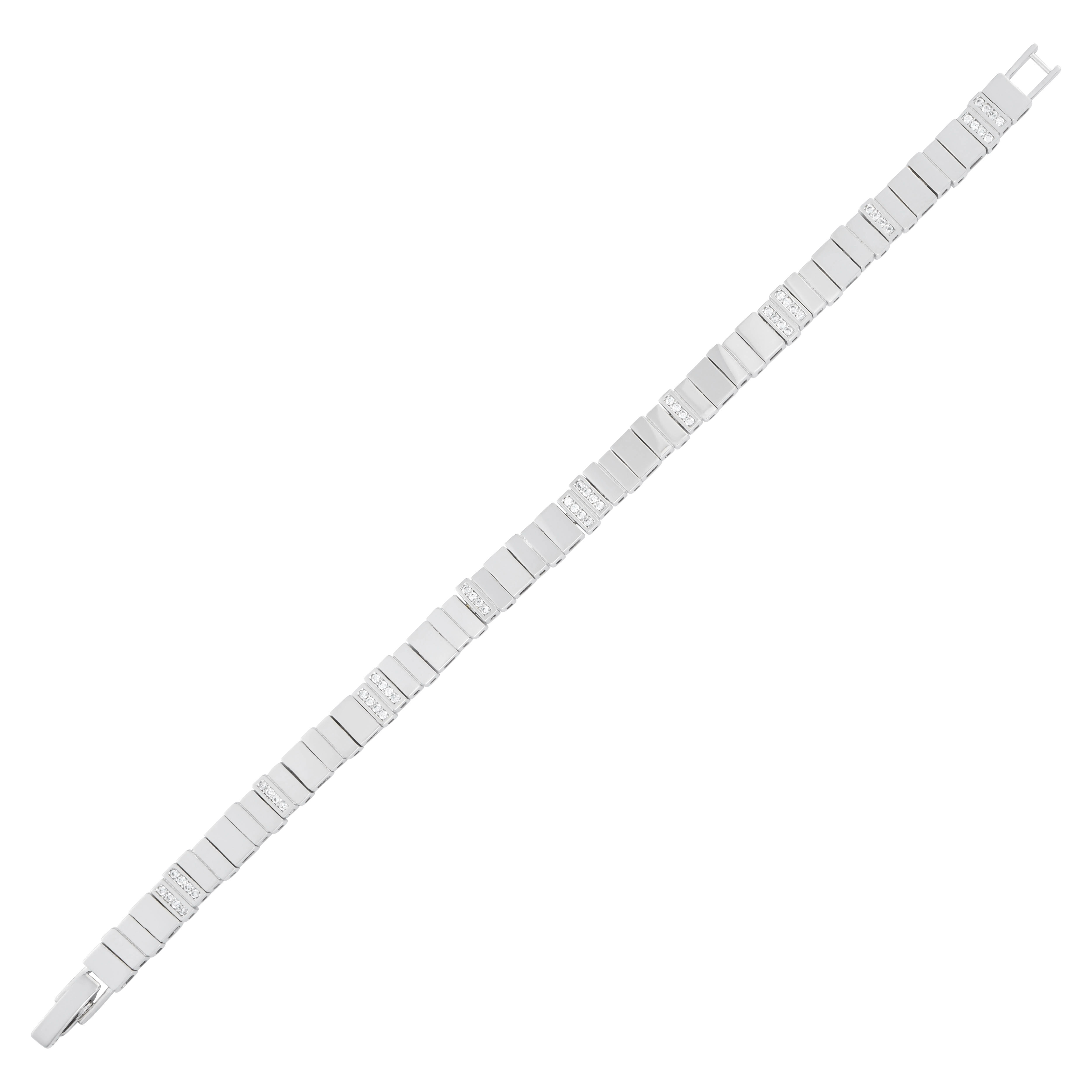 Silver Toned Tennis Bracelet image 0