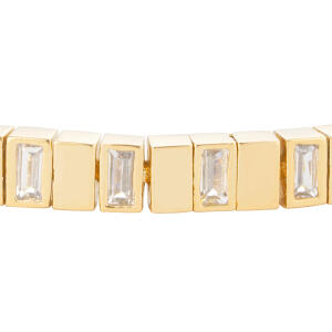 Gold Toned Tennis Bracelet image 1